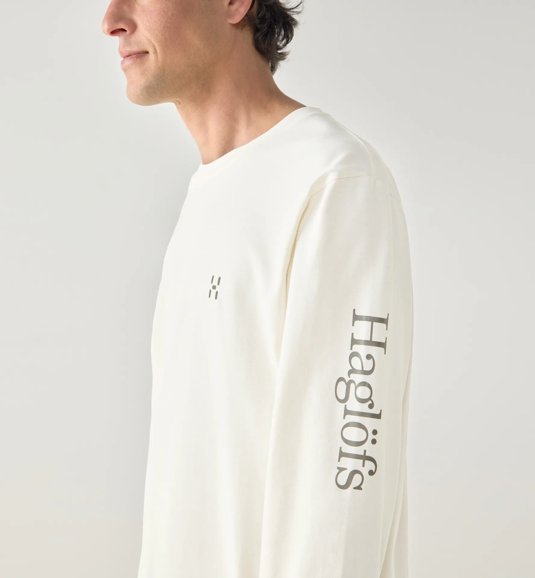 Brand LS Tee Men Soft White