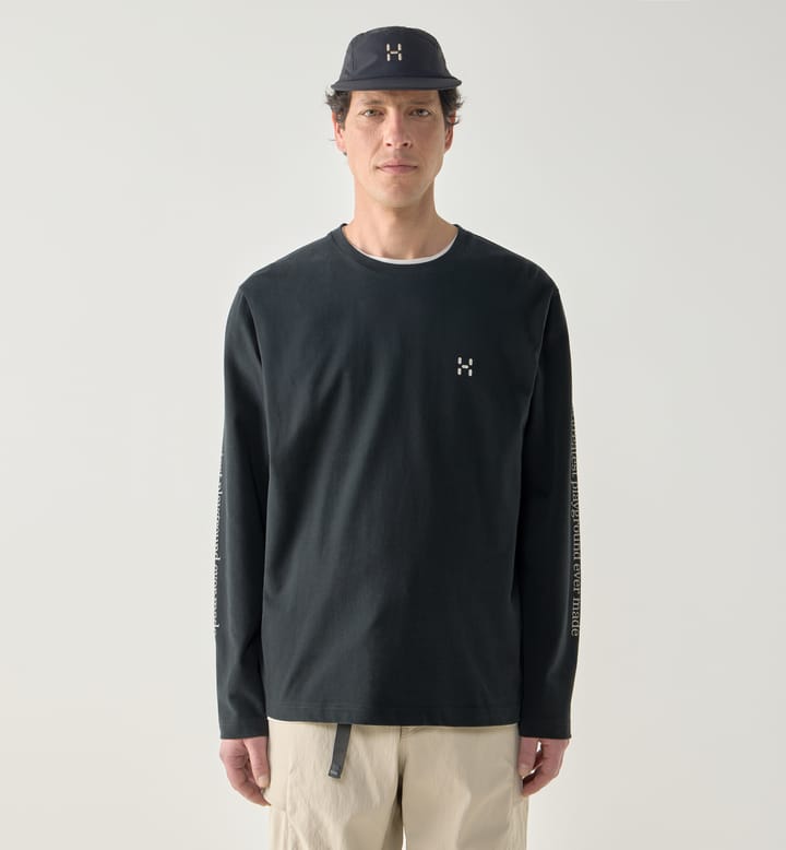 Brand LS Tee Men True Black