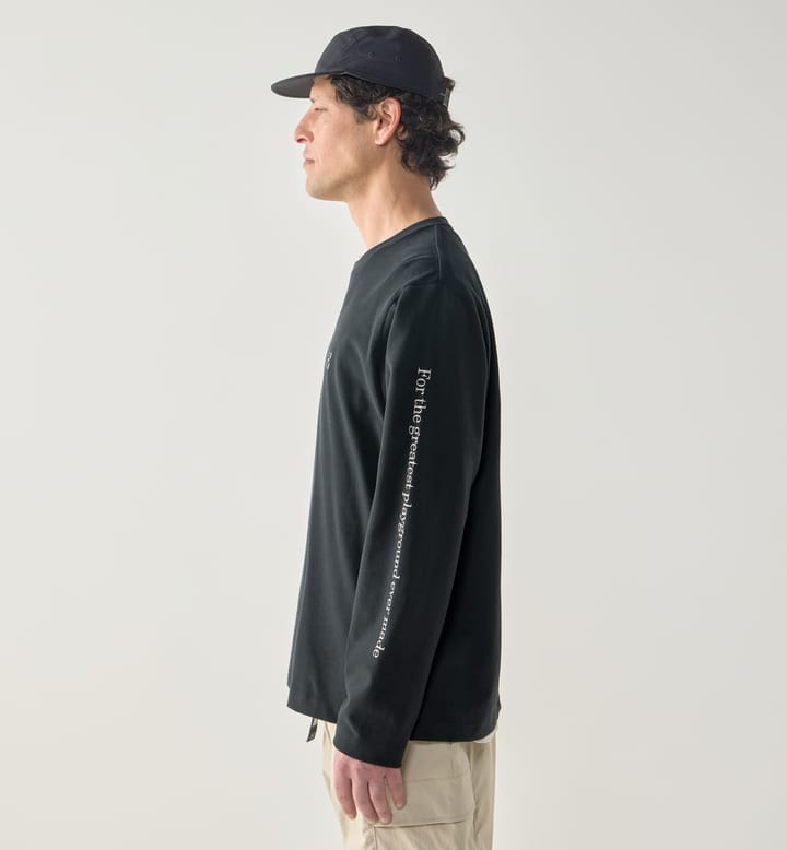 Brand LS Tee Men True Black Brand LS Tee Men True Black