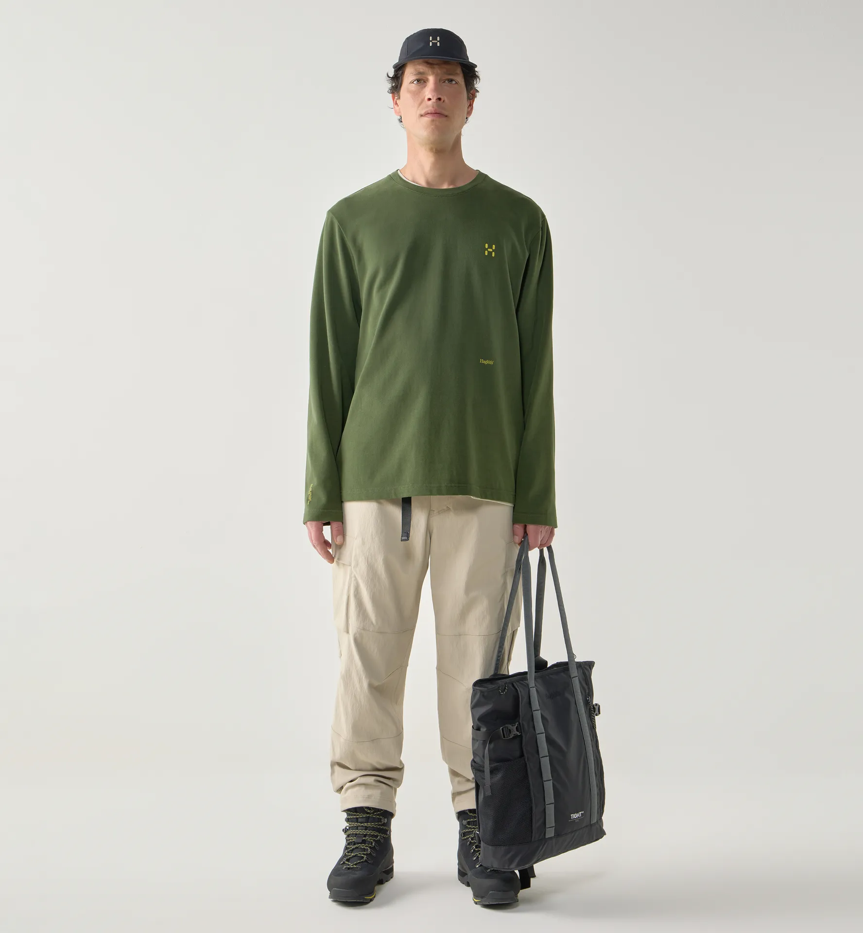 Brand LS Tee Men Seaweed Green
