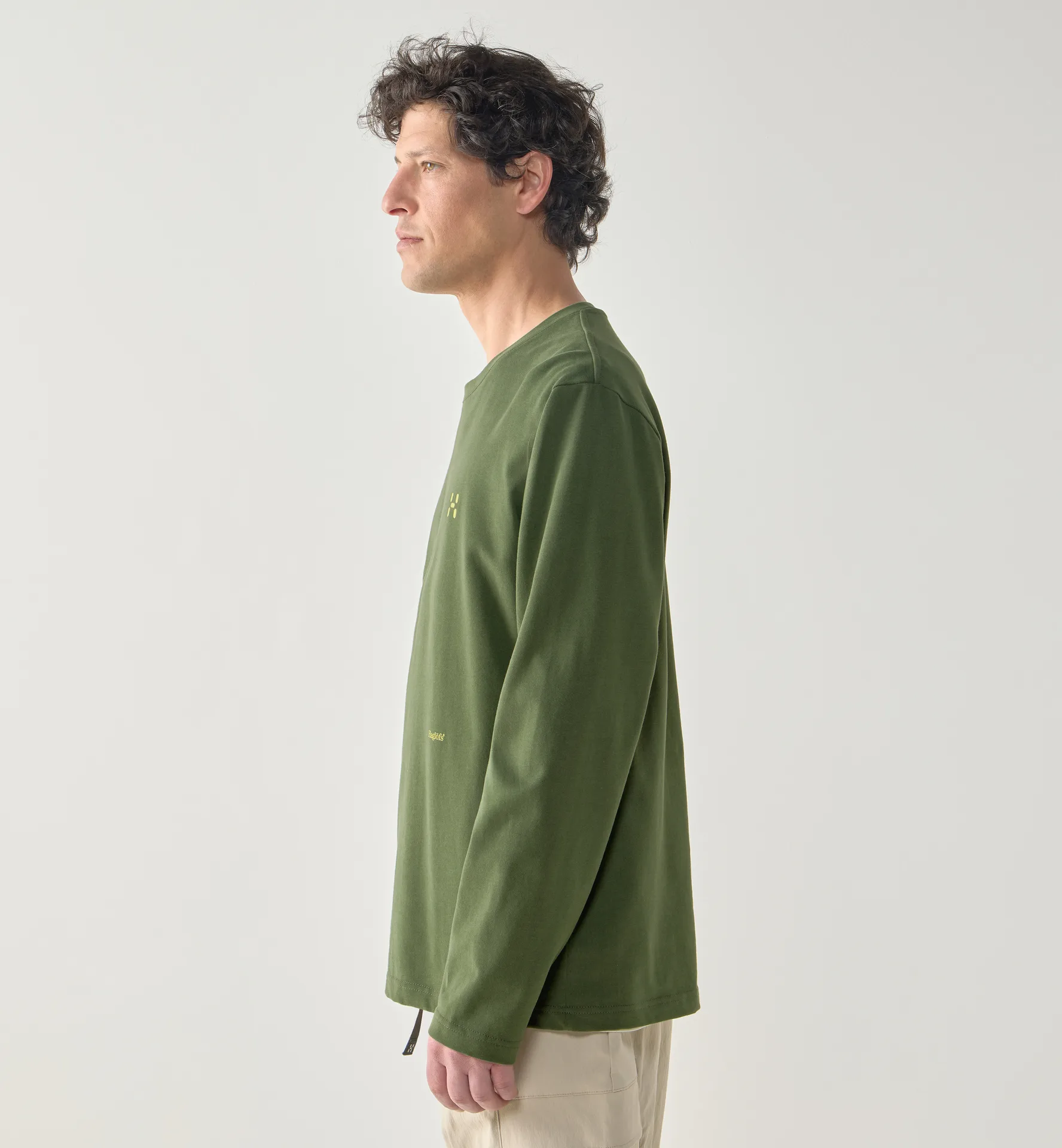 Brand LS Tee Men Seaweed Green