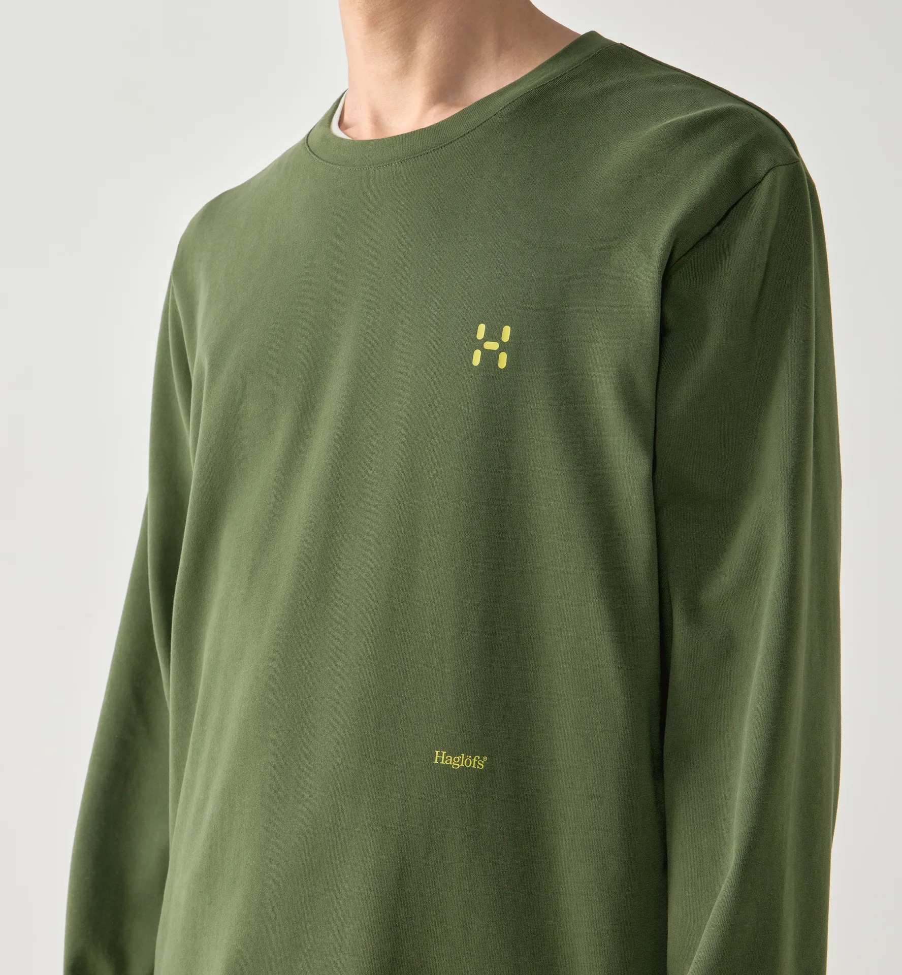 Brand LS Tee Men Seaweed Green