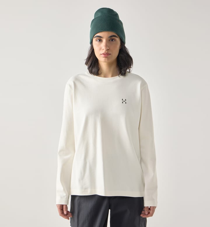 Brand LS Tee Women Soft White Brand LS Tee Women Soft White