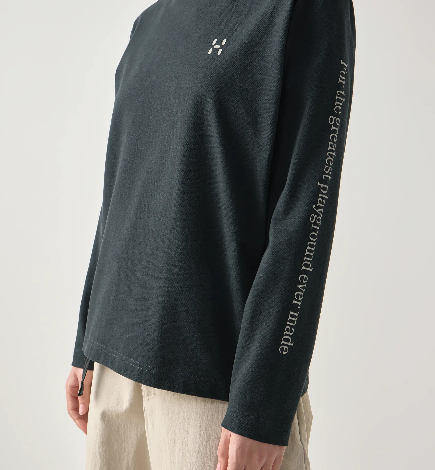 Brand LS Tee Women True Black