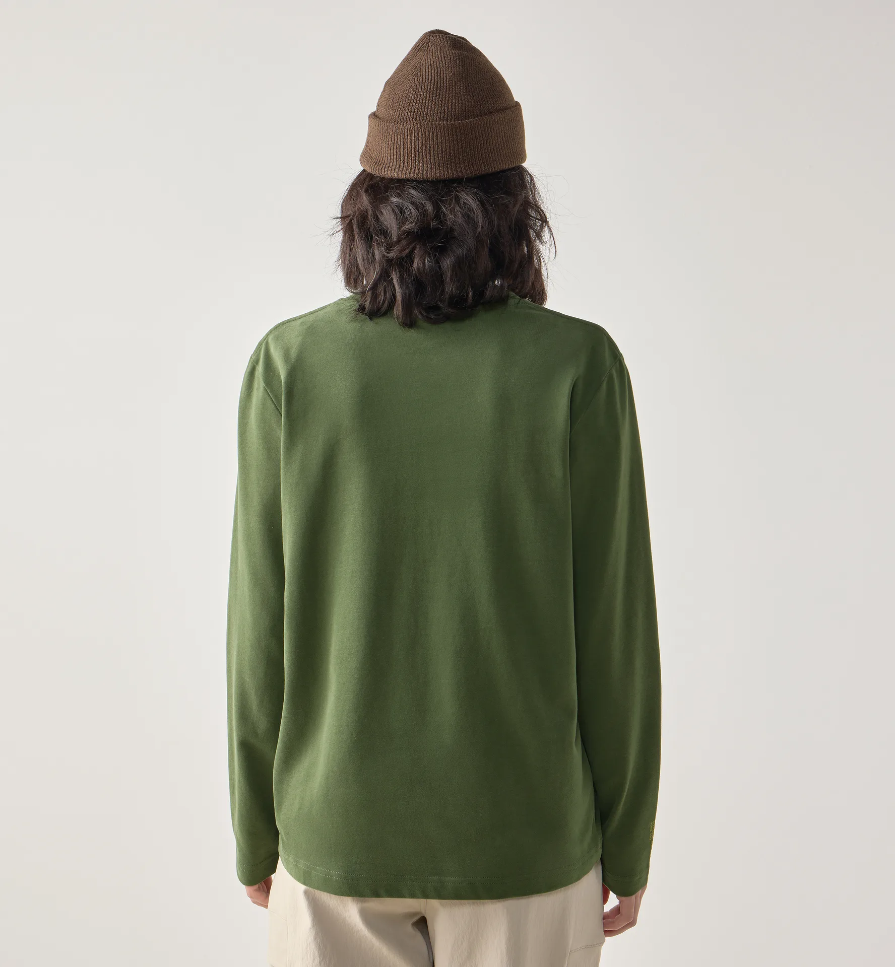 Brand LS Tee Women Seaweed Green