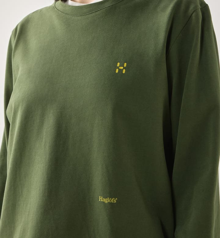 Brand LS Tee Women Seaweed Green Brand LS Tee Women Seaweed Green