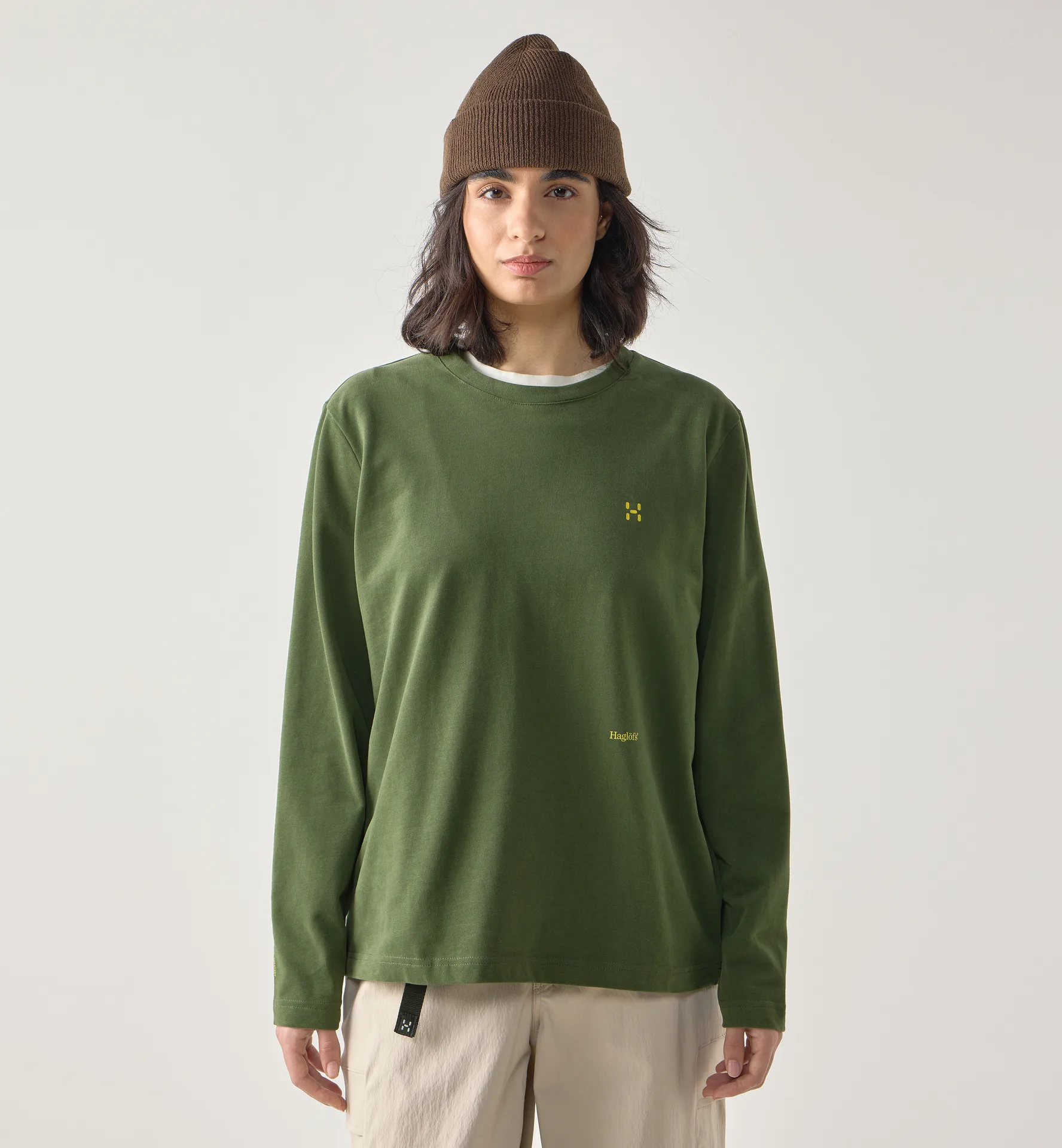 Brand LS Tee Women Seaweed Green
