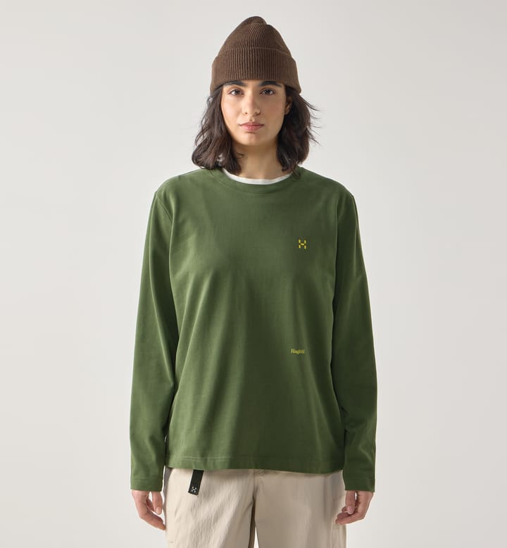 Brand LS Tee Women Seaweed Green Brand LS Tee Women Seaweed Green