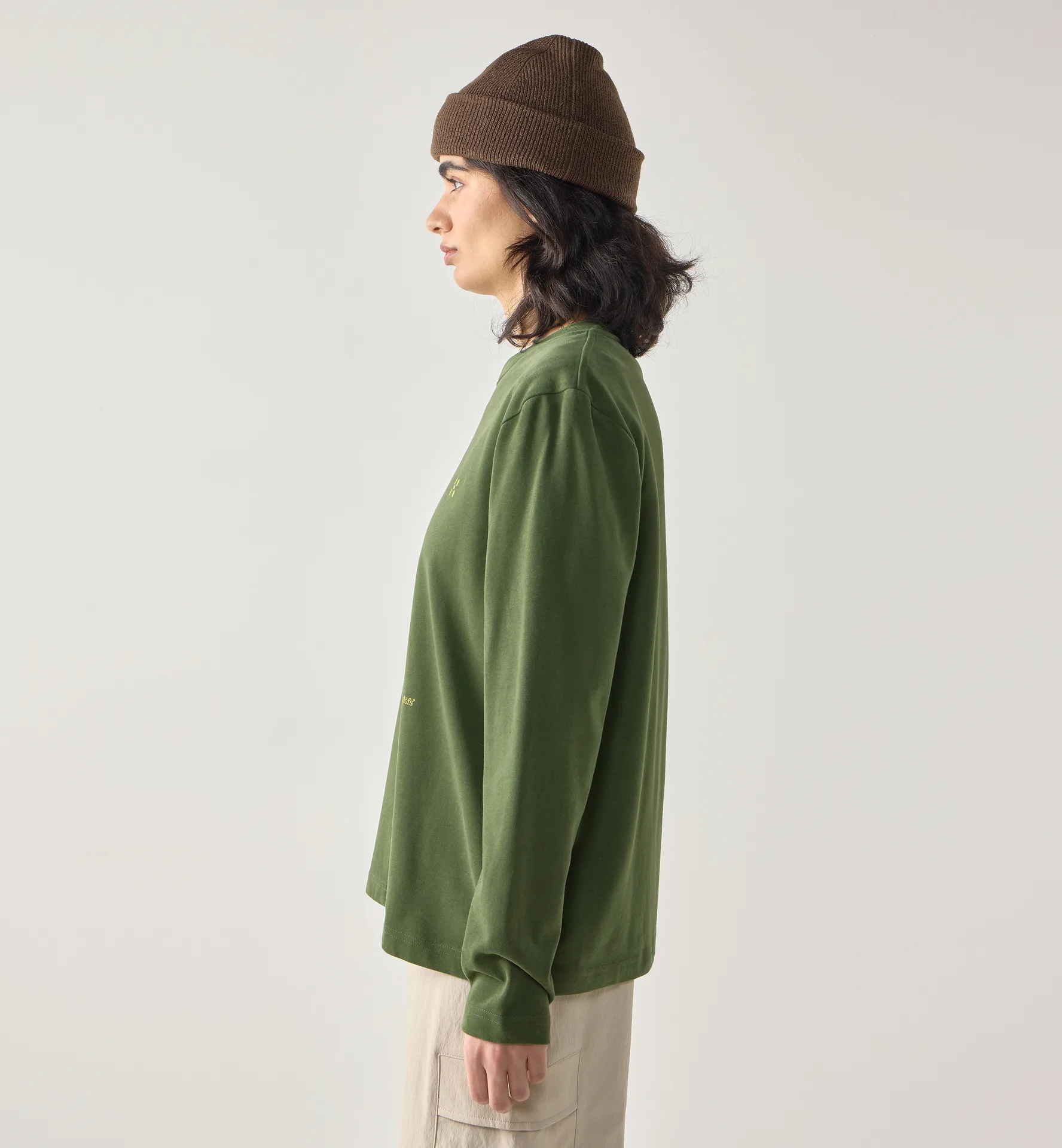 Brand LS Tee Women Seaweed Green