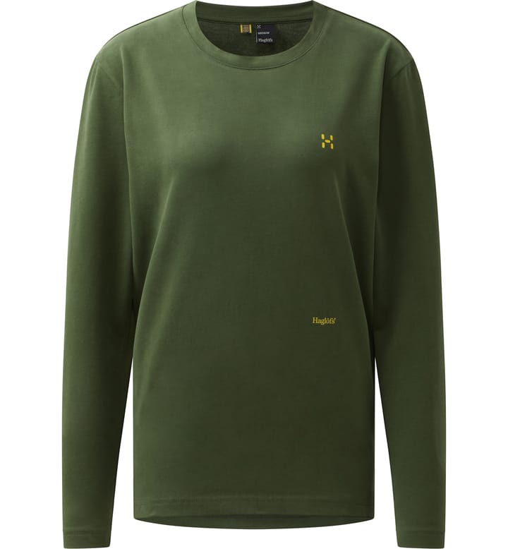 Brand LS Tee Women Seaweed Green Brand LS Tee Women Seaweed Green