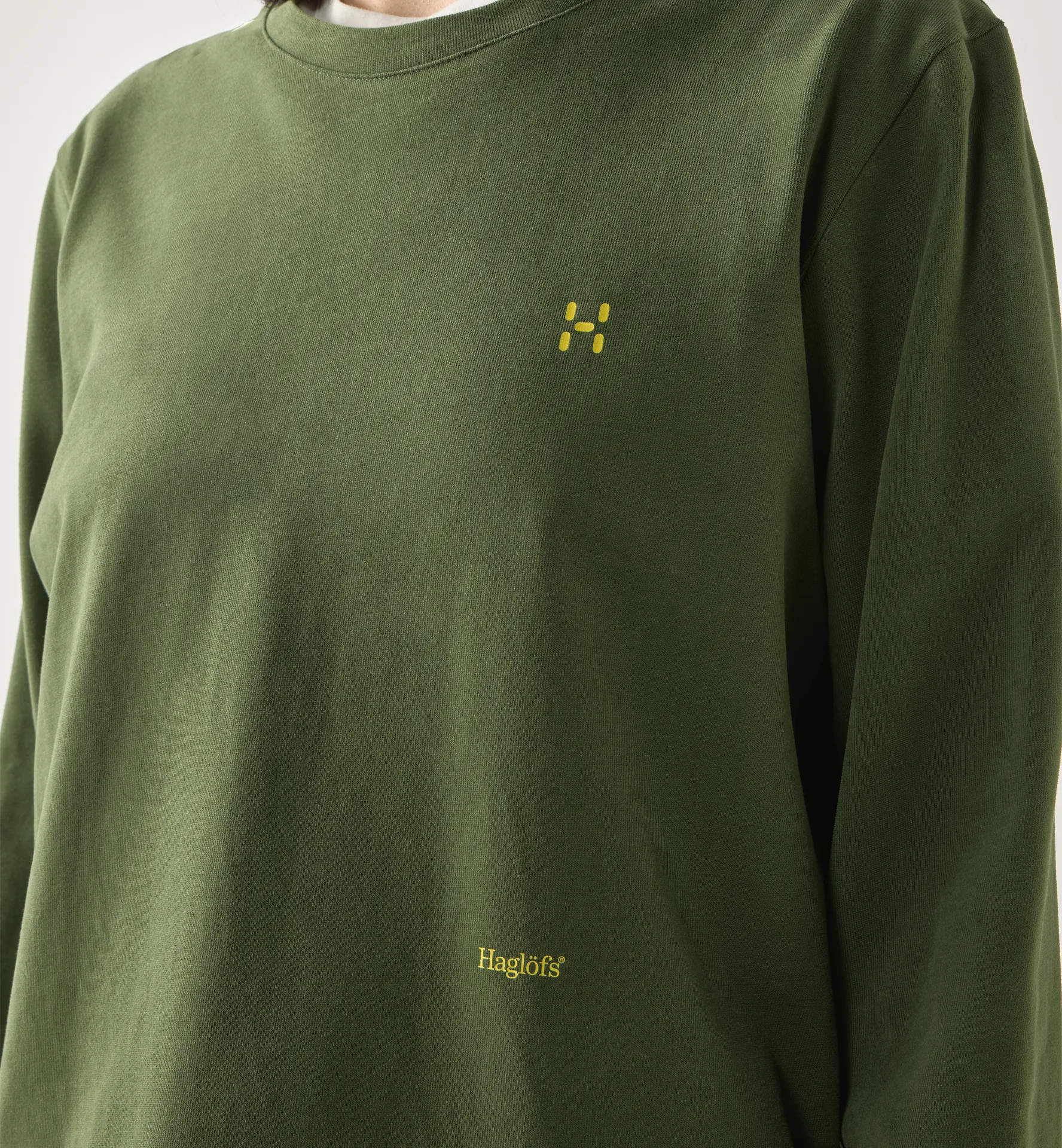 Brand LS Tee Women Seaweed Green
