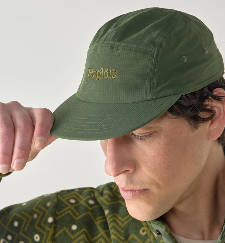 Brand Five Panel Cap Seaweed Green Brand Five Panel Cap Seaweed Green