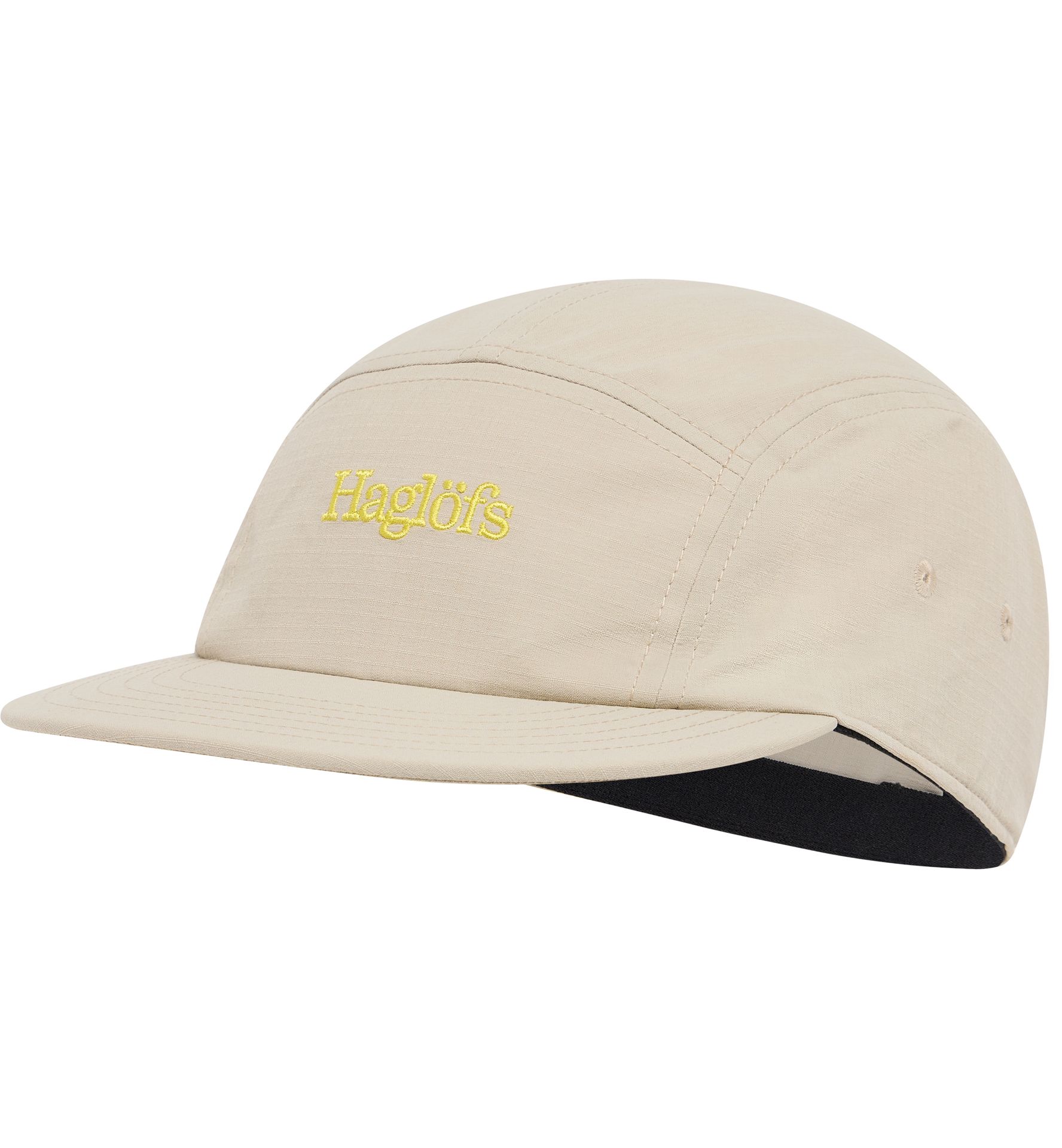 Brand Five Panel Cap Chalk Beige