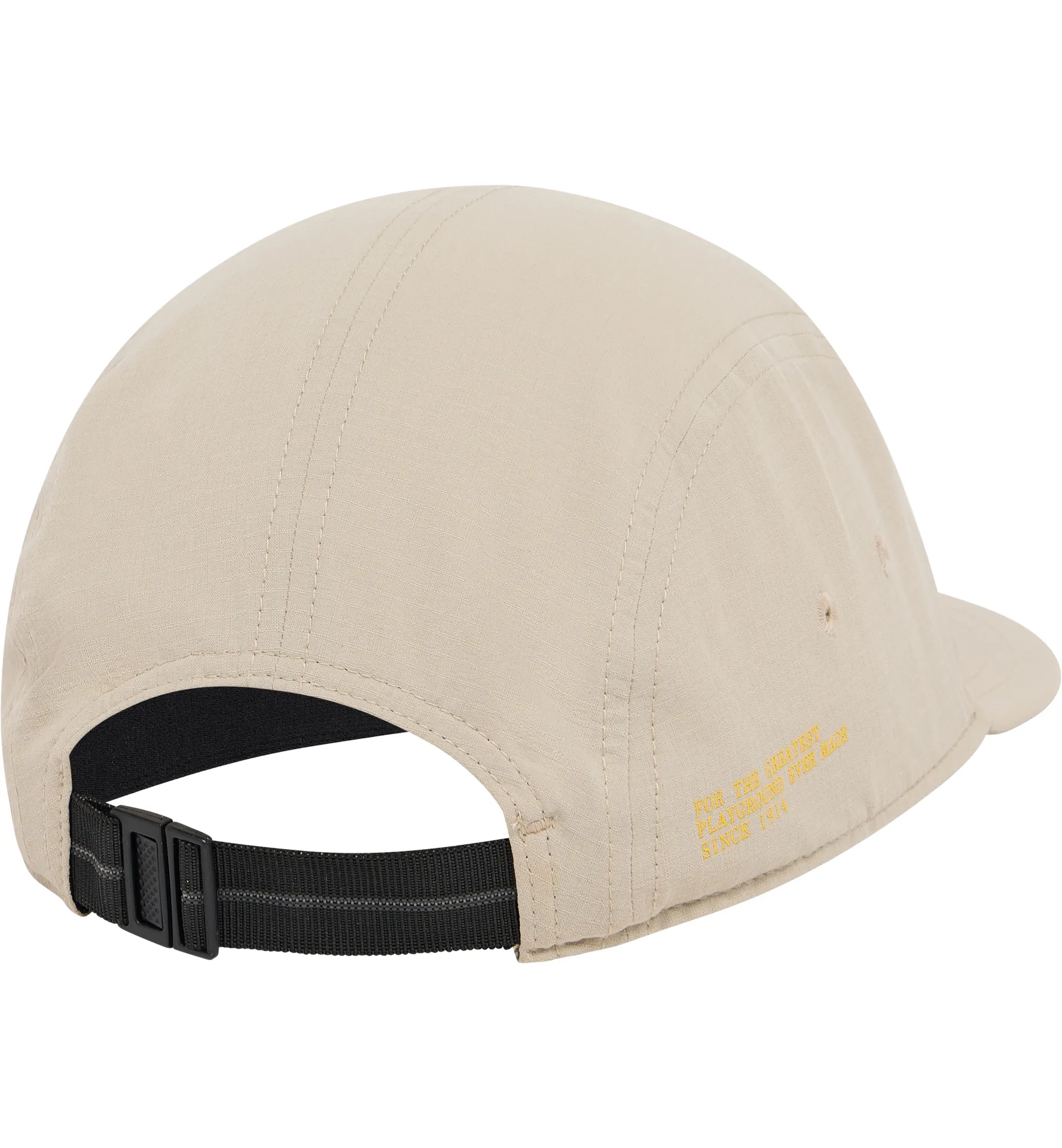 Brand Five Panel Cap Chalk Beige