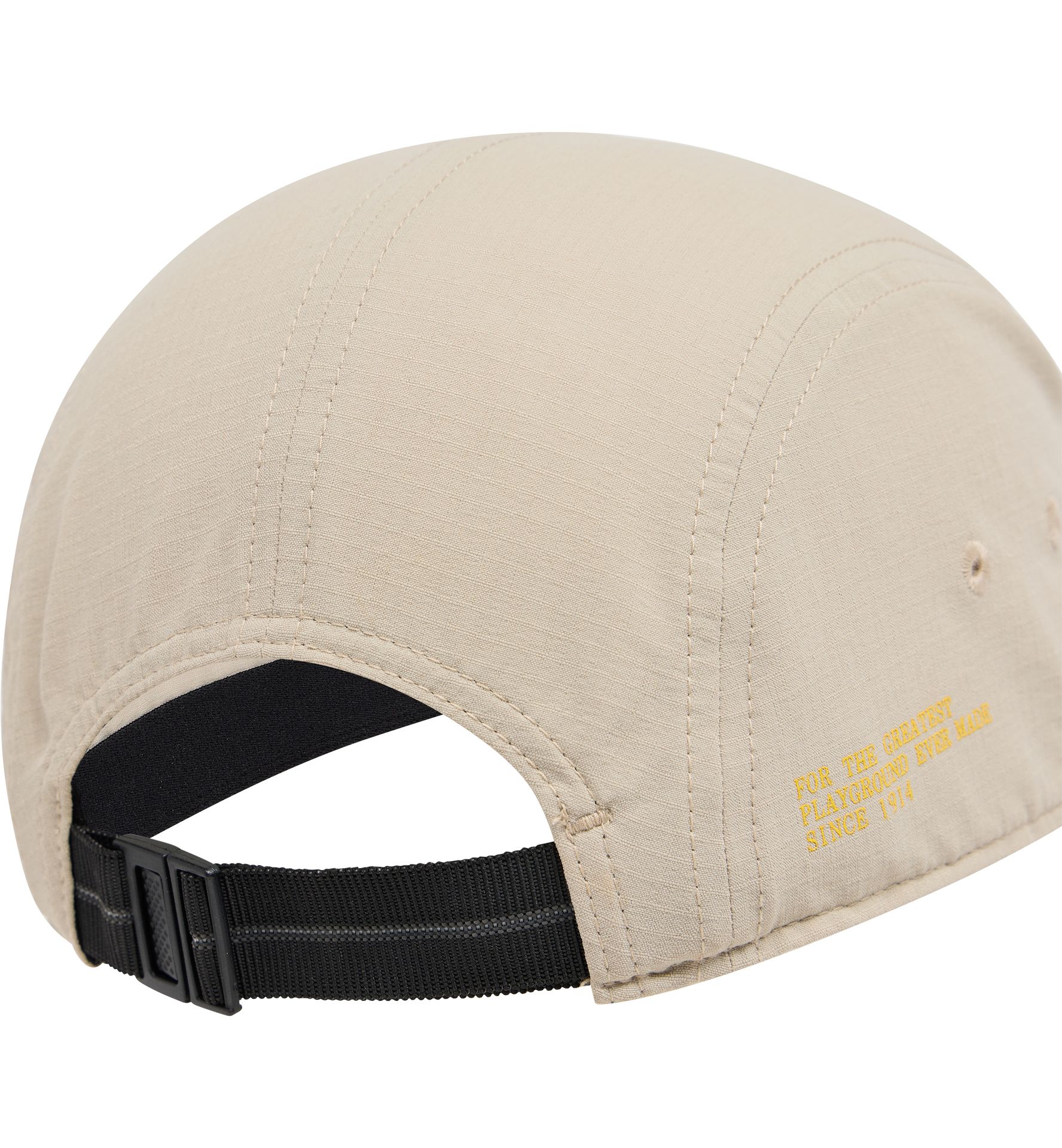 Brand Five Panel Cap Chalk Beige