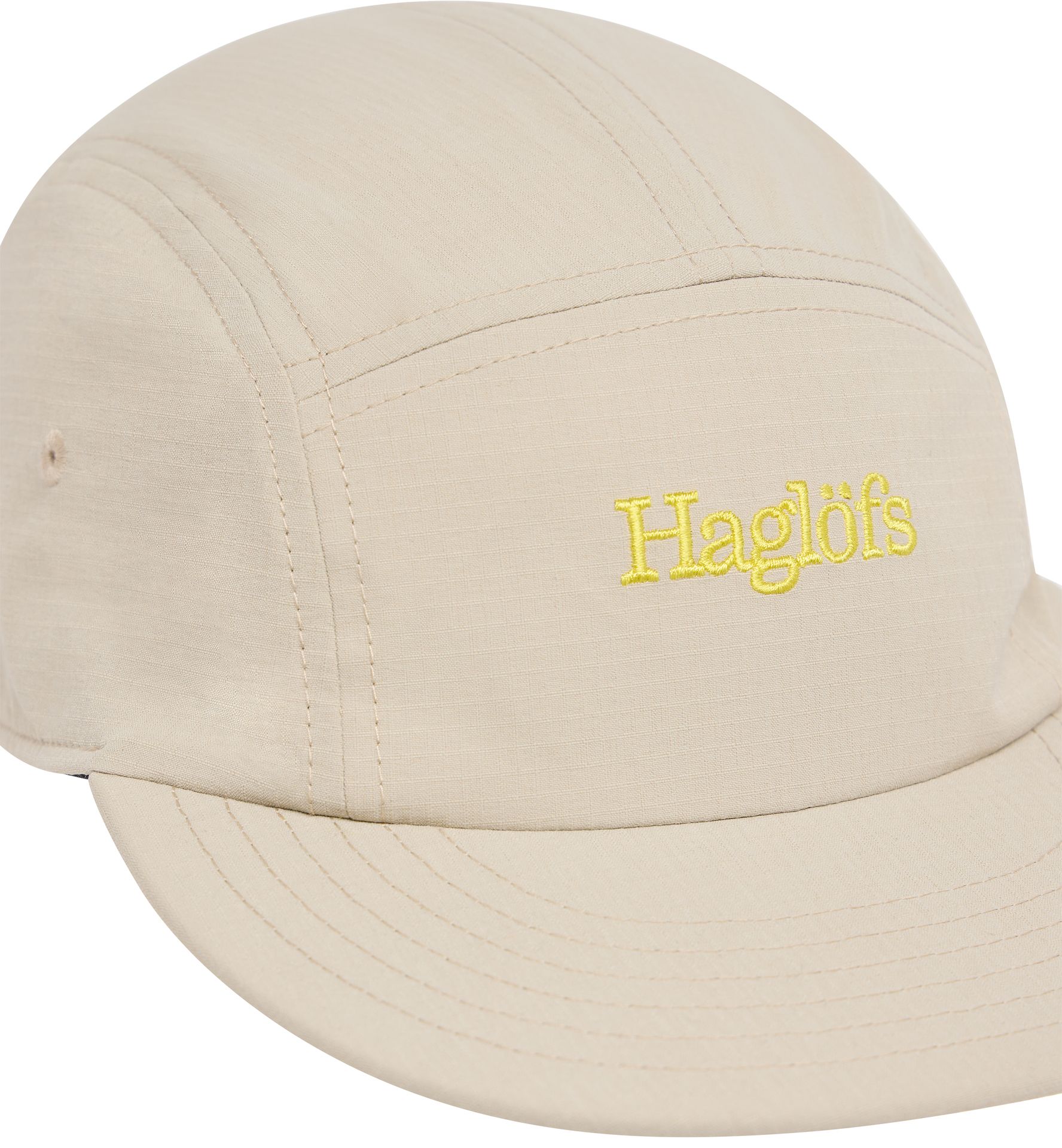 Brand Five Panel Cap Chalk Beige