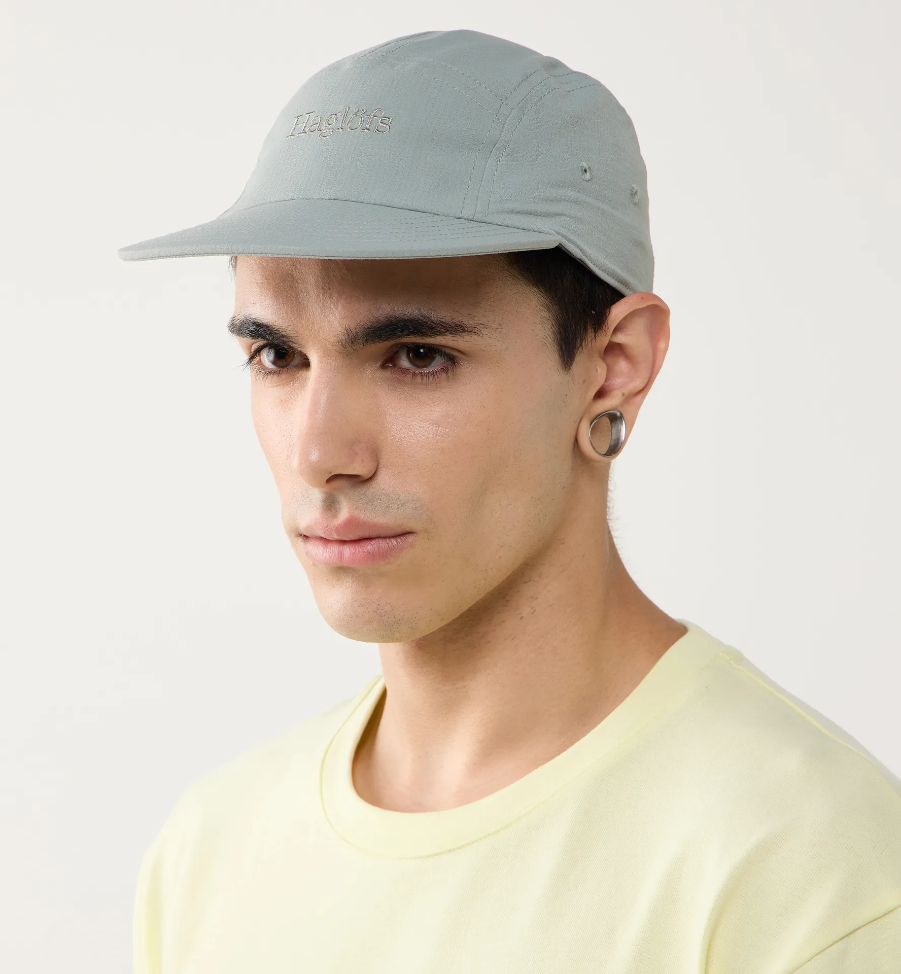 Brand Five Panel Cap Dew Green