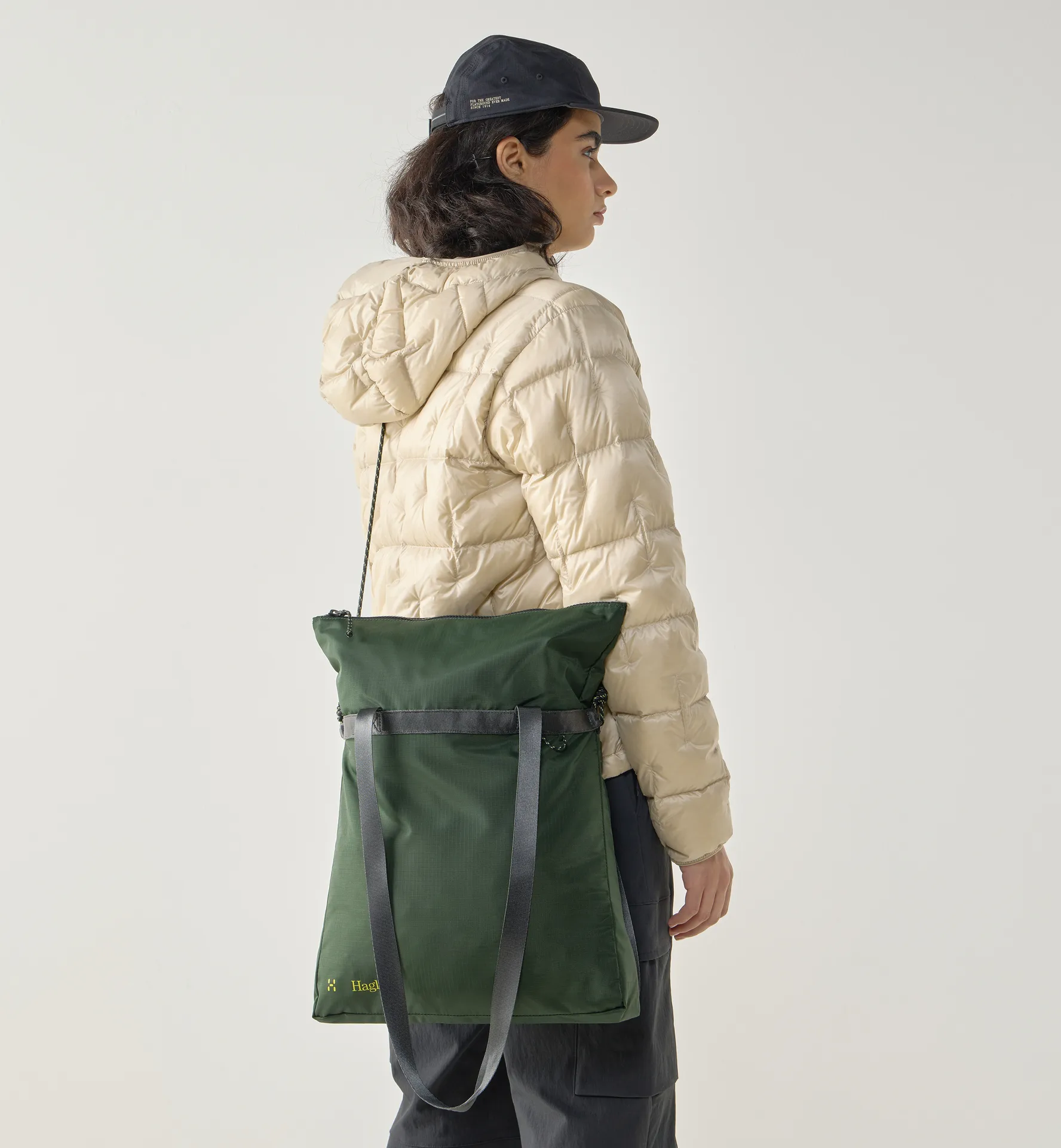 Brand Tote Seaweed Green