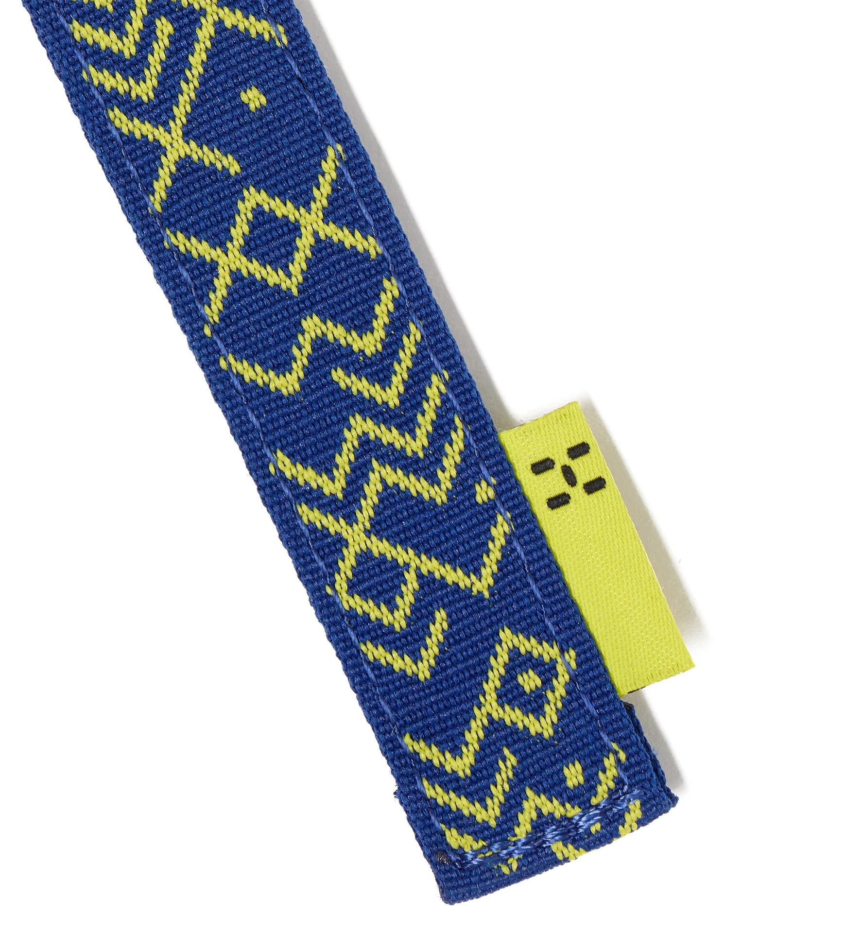 Brand Cord key ring Electric Blue/Tech Yellow