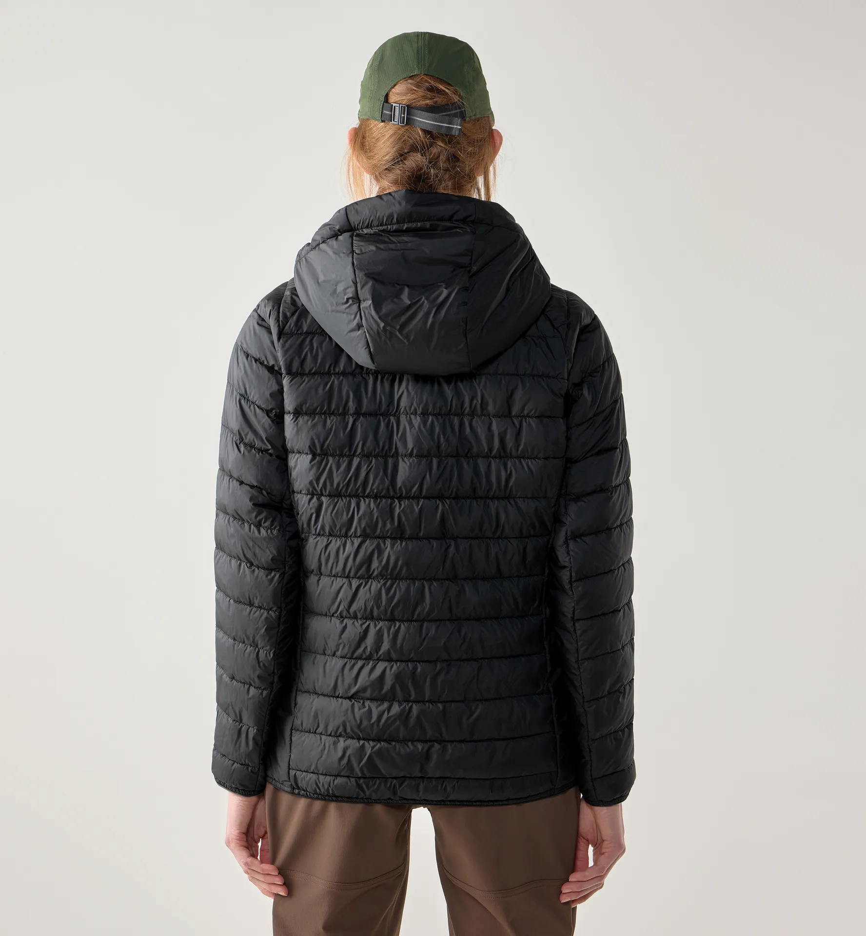 Brand Mimic Hood Women True Black