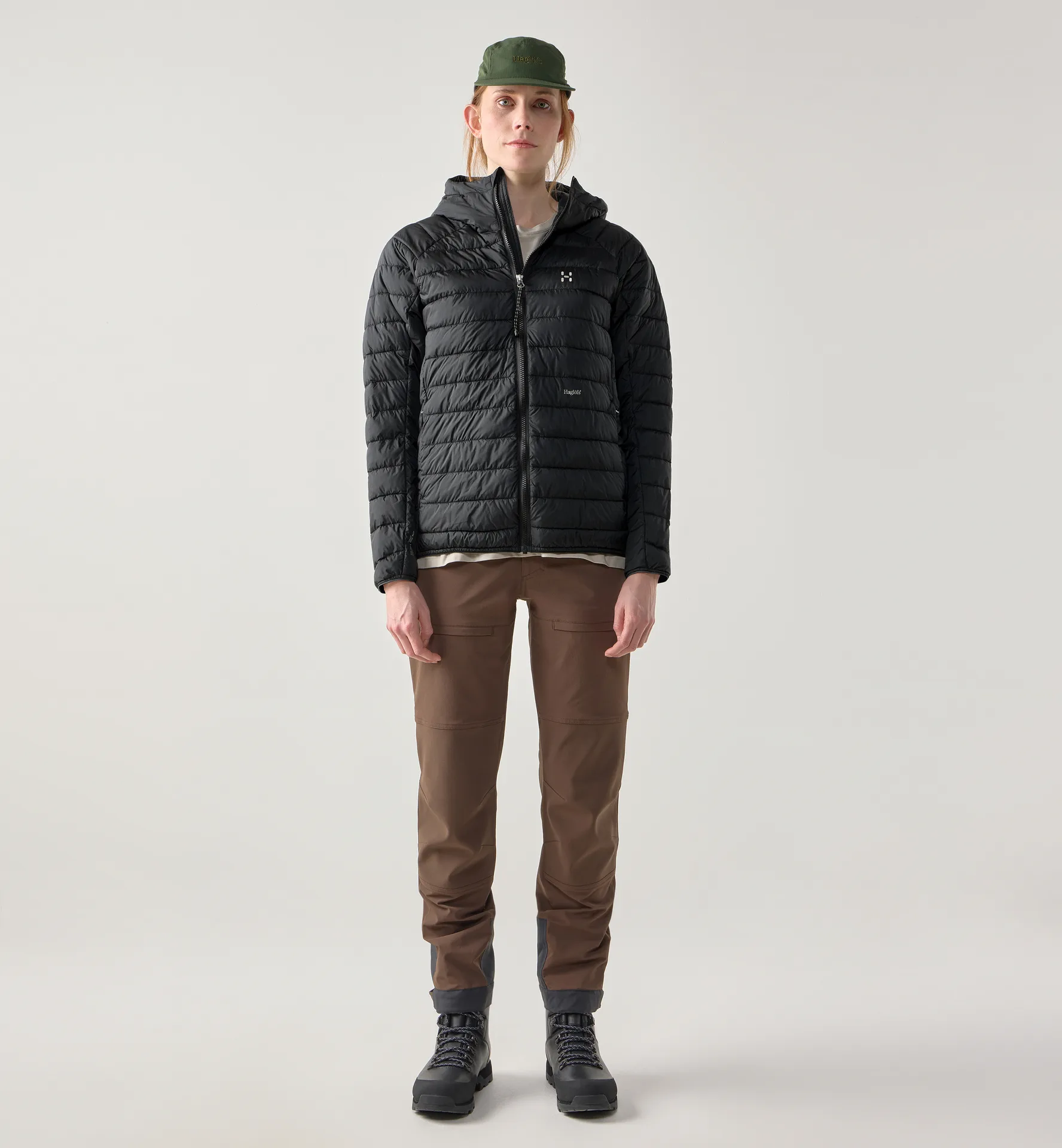 Brand Mimic Hood Women True Black