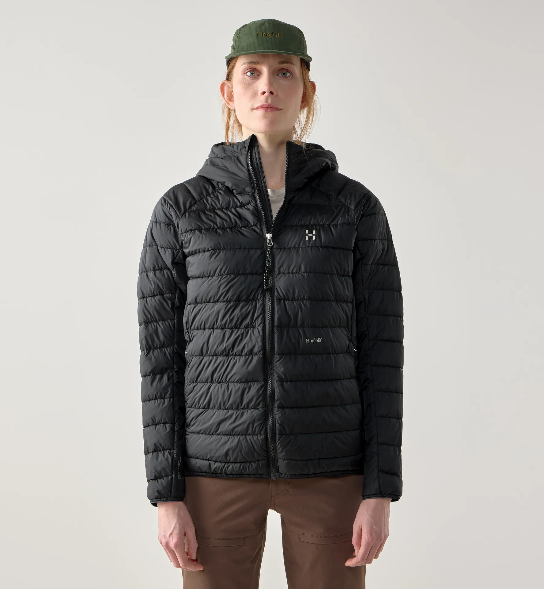 Haglöfs Brand Mimic Hood Women True Black - Damen - L