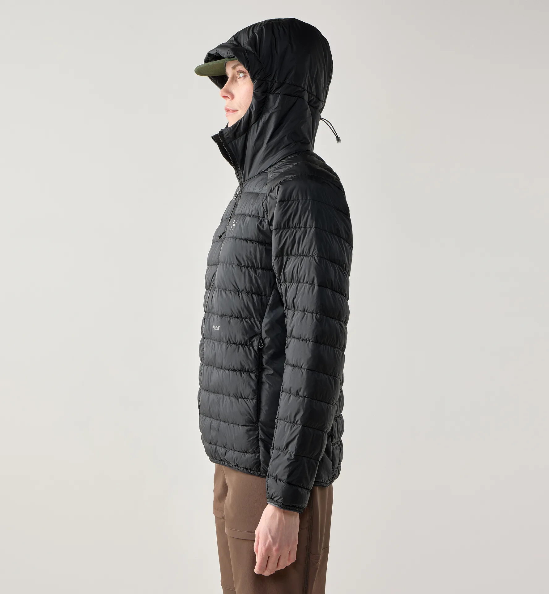 Brand Mimic Hood Women True Black