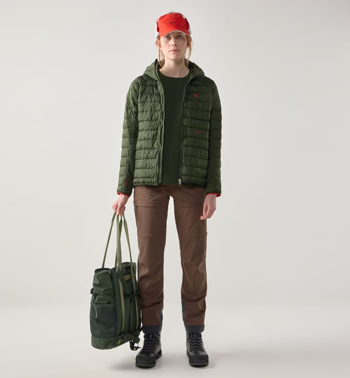 Brand Mimic Hood Women Seaweed Green