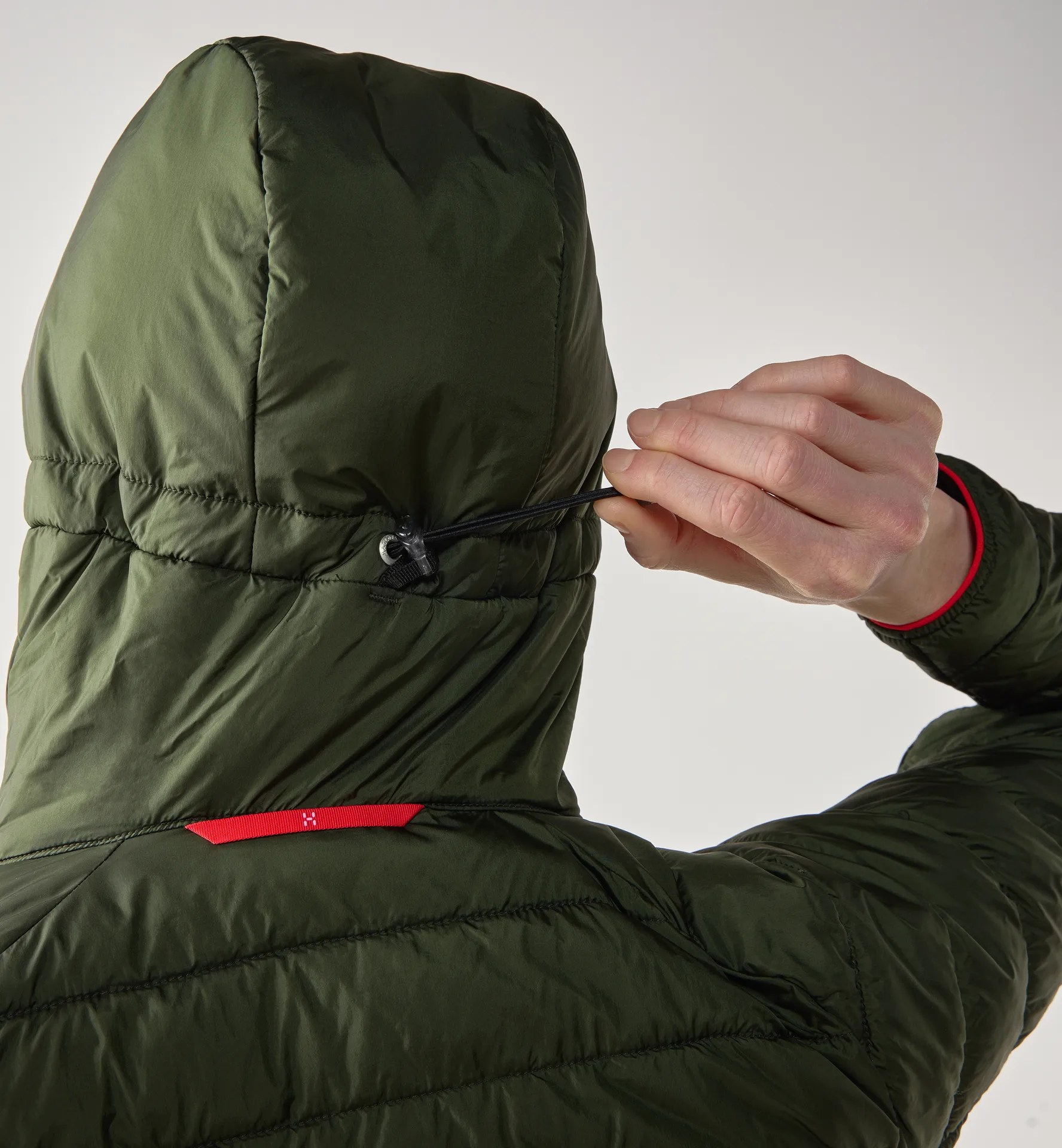 Brand Mimic Hood Women Seaweed Green