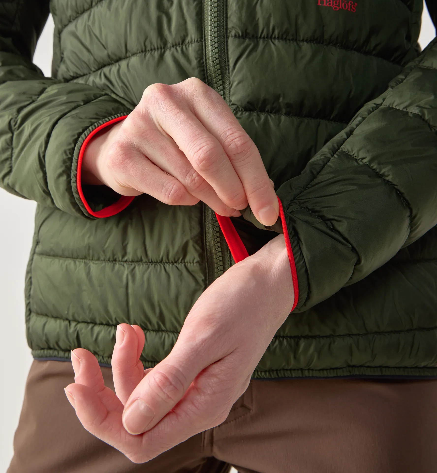 Brand Mimic Hood Women Seaweed Green