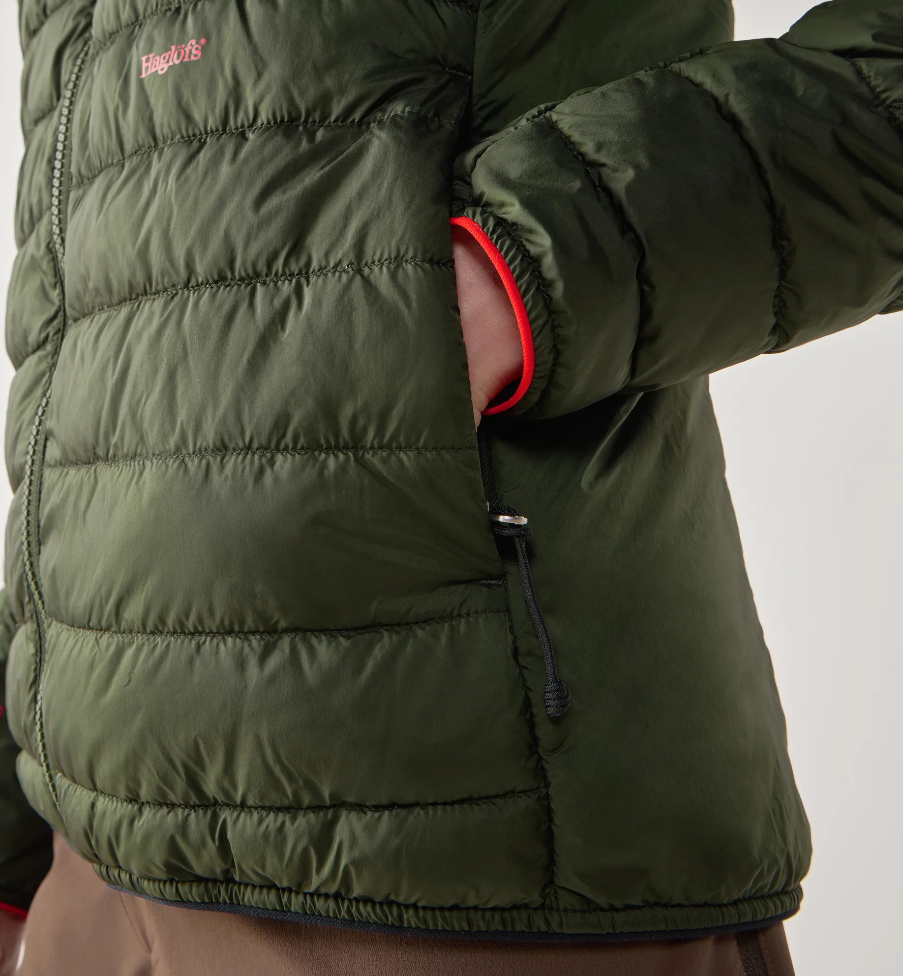 Brand Mimic Hood Women Seaweed Green