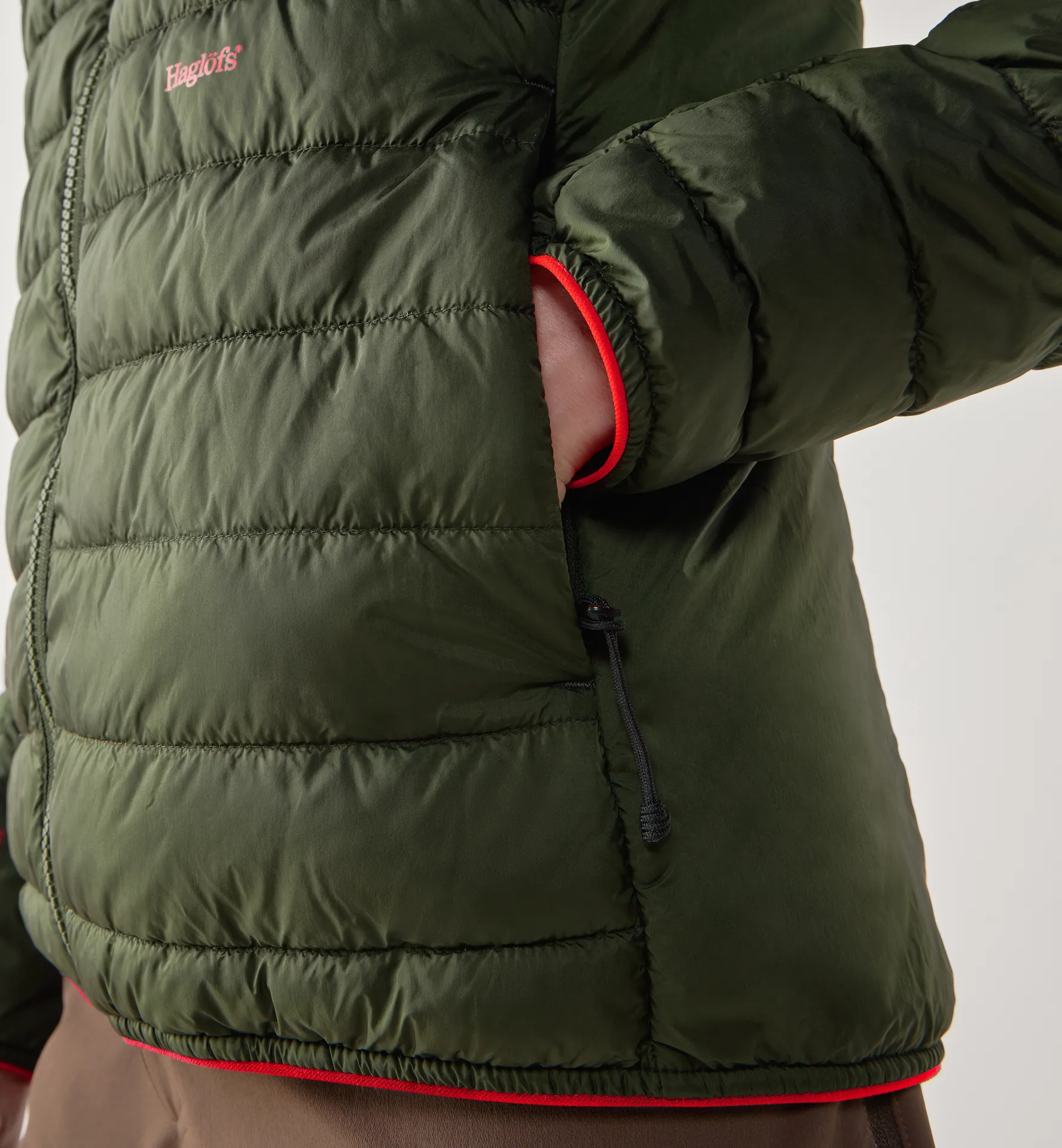Brand Mimic Hood Women Seaweed Green