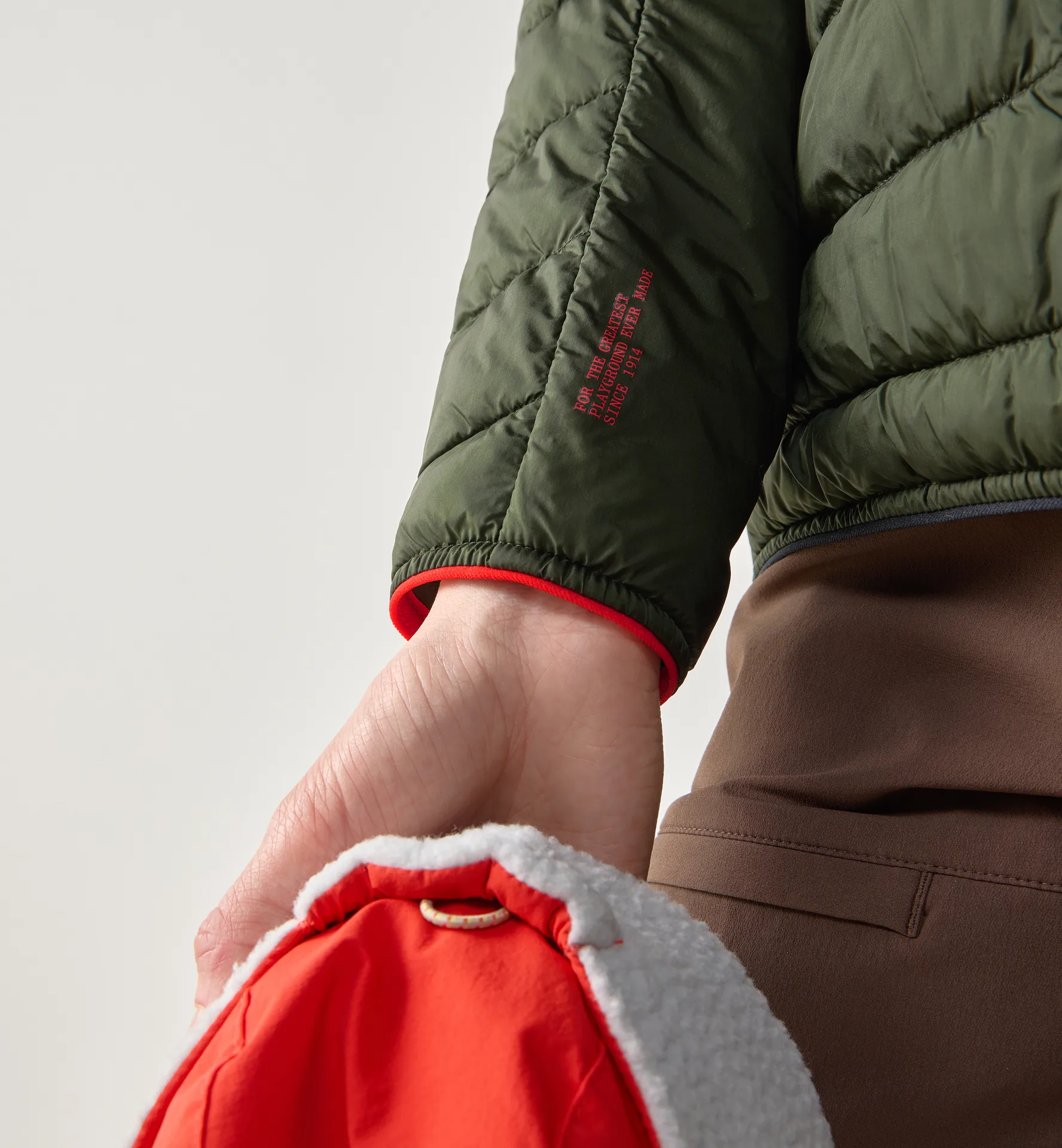 Brand Mimic Hood Women Seaweed Green