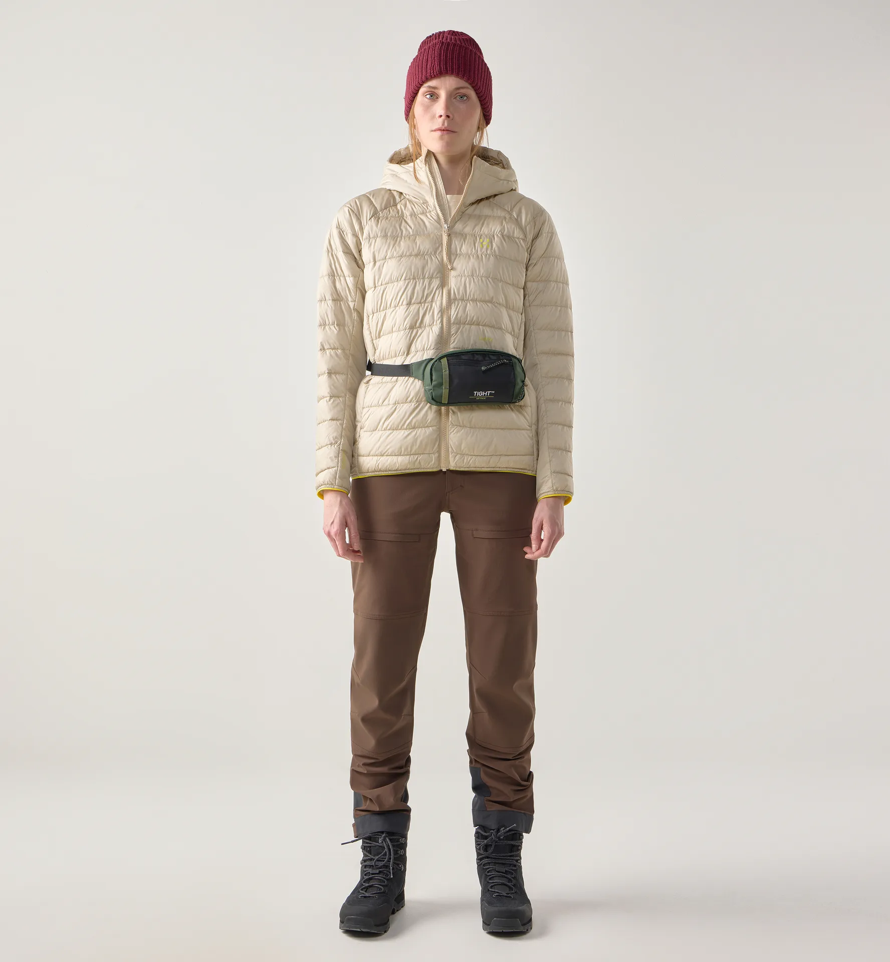 Brand Mimic Hood Women Chalk Beige