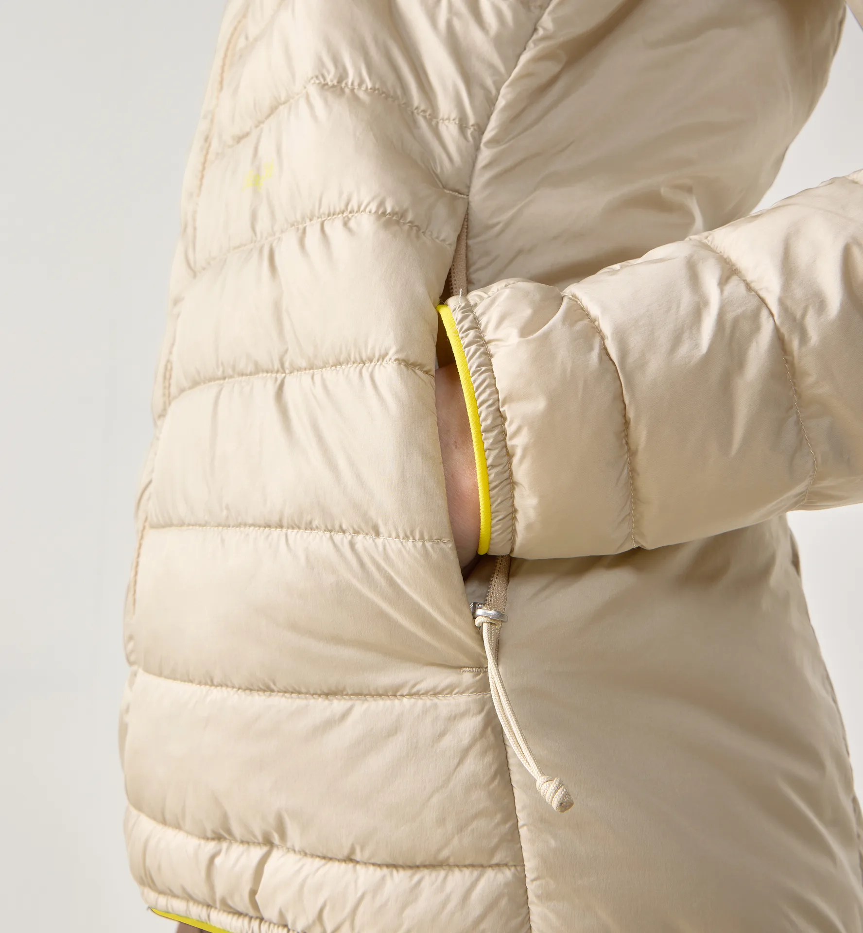 Brand Mimic Hood Women Chalk Beige