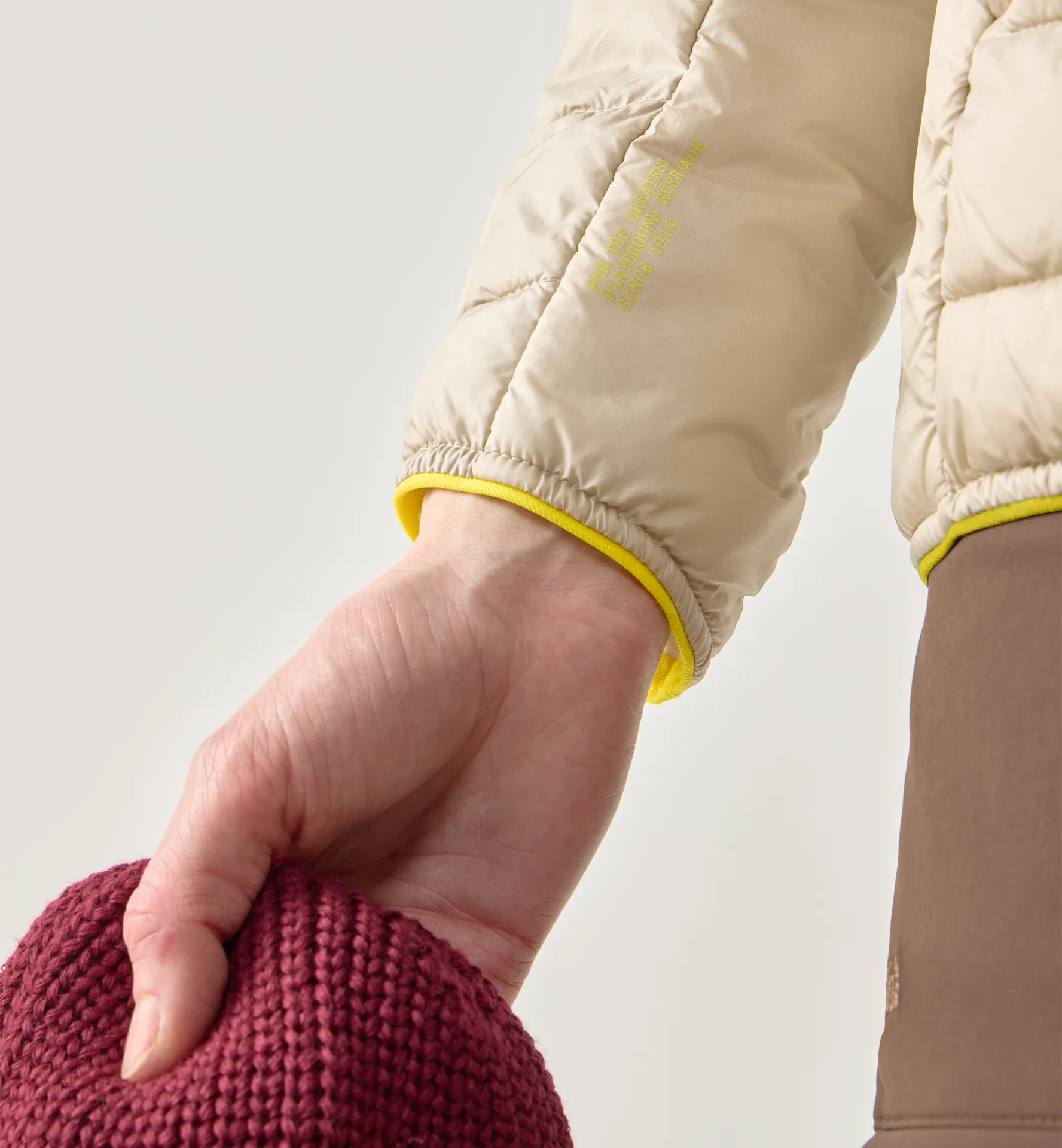 Brand Mimic Hood Women Chalk Beige