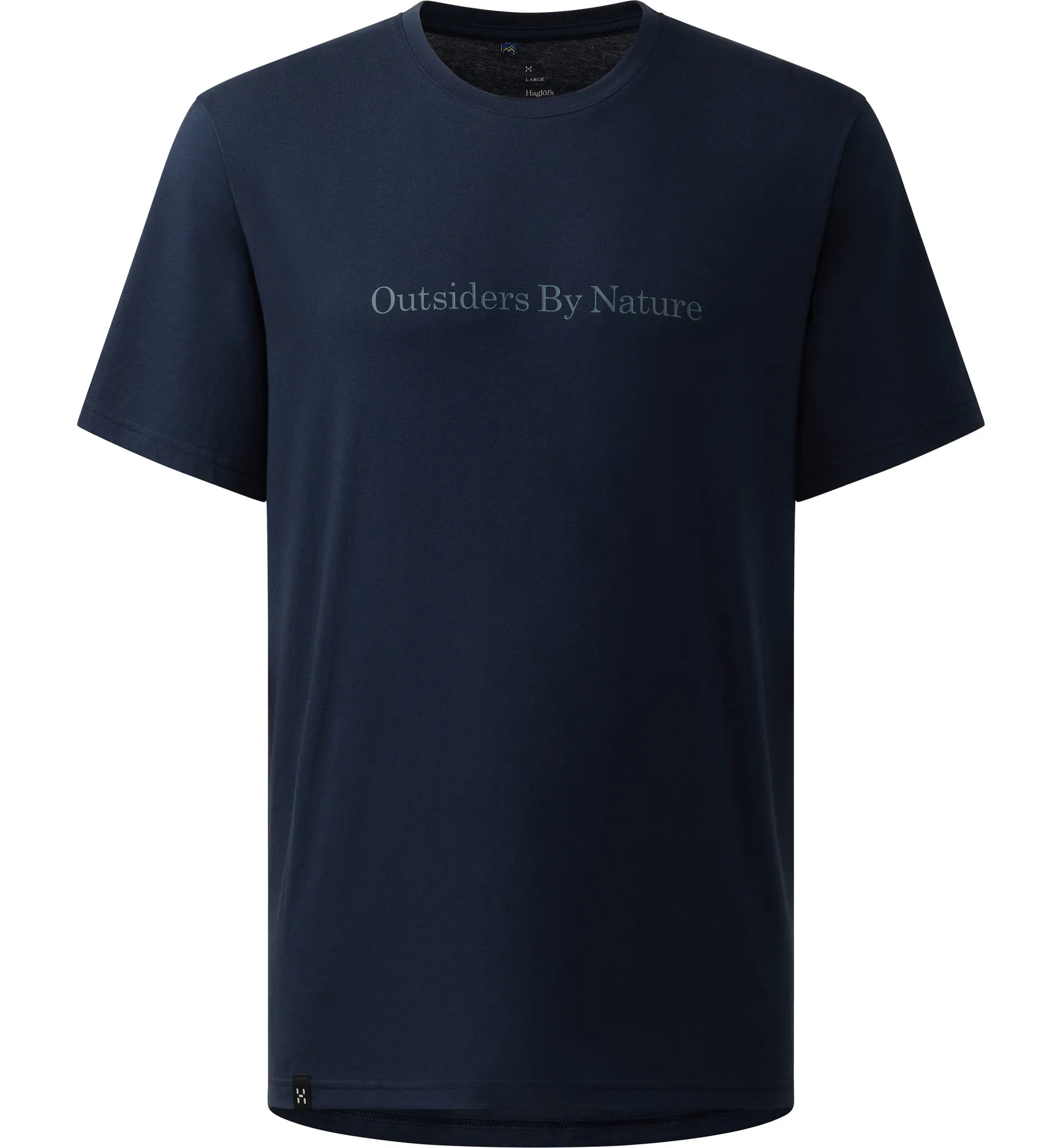 Haglöfs Outsiders Graph Tee Men Tarn Blue - Herren - S