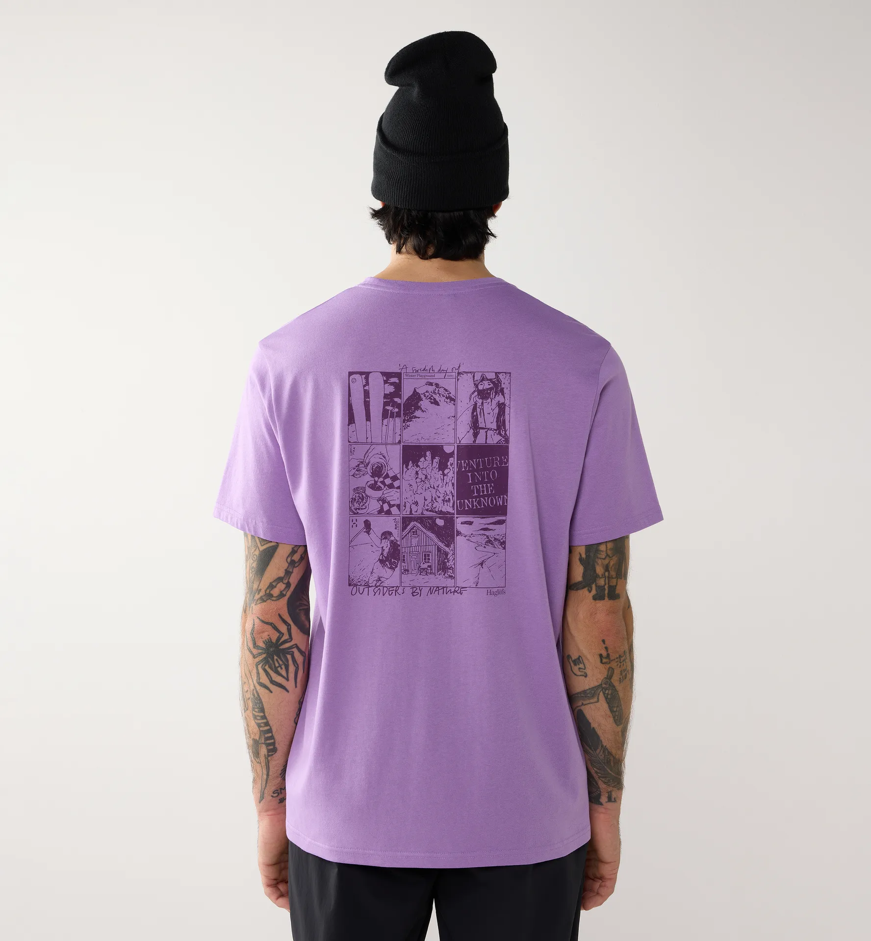 Outsiders Graphic Tee Men Purple Ice 1