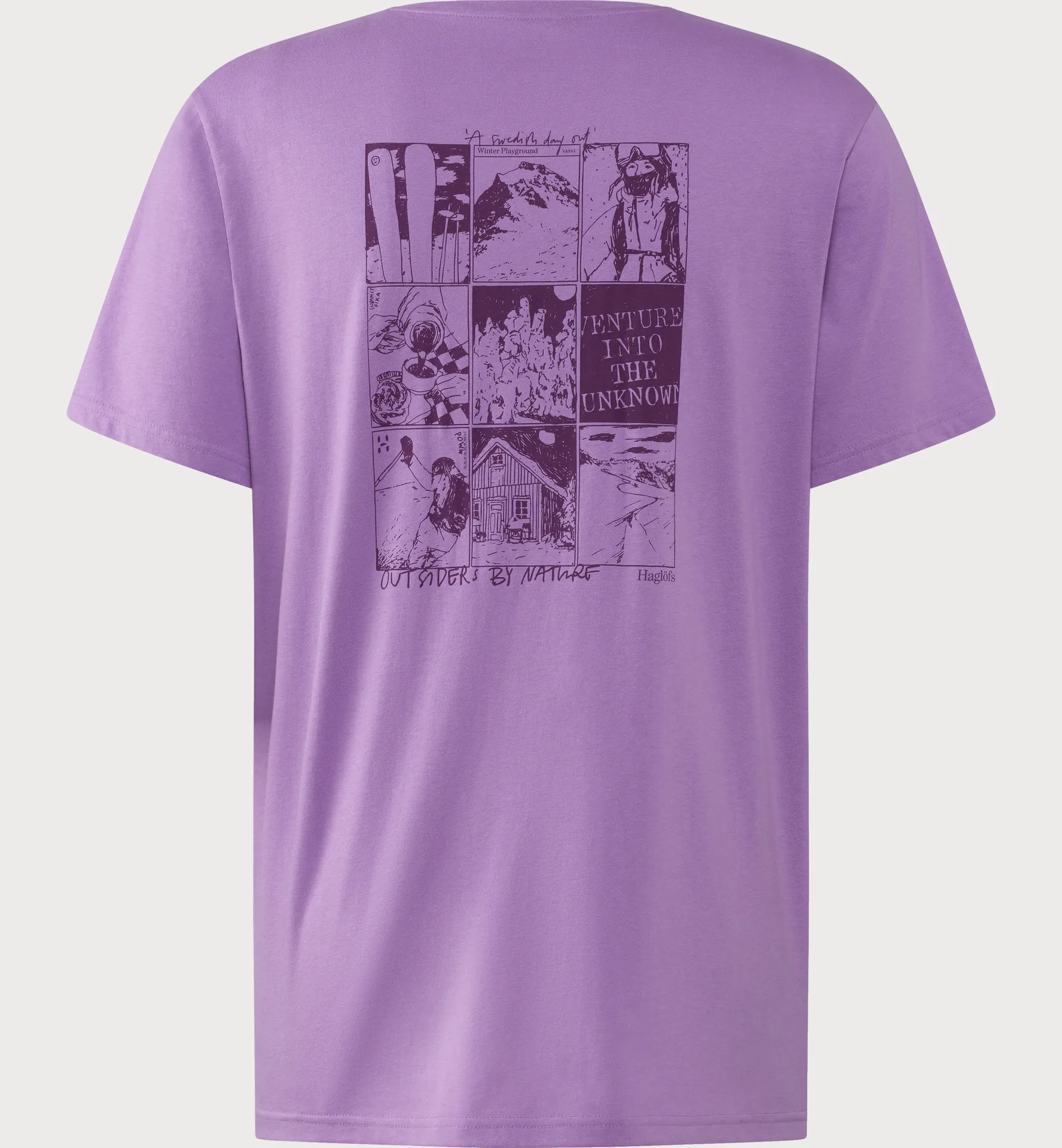 Outsiders Graphic Tee Men Purple Ice 1