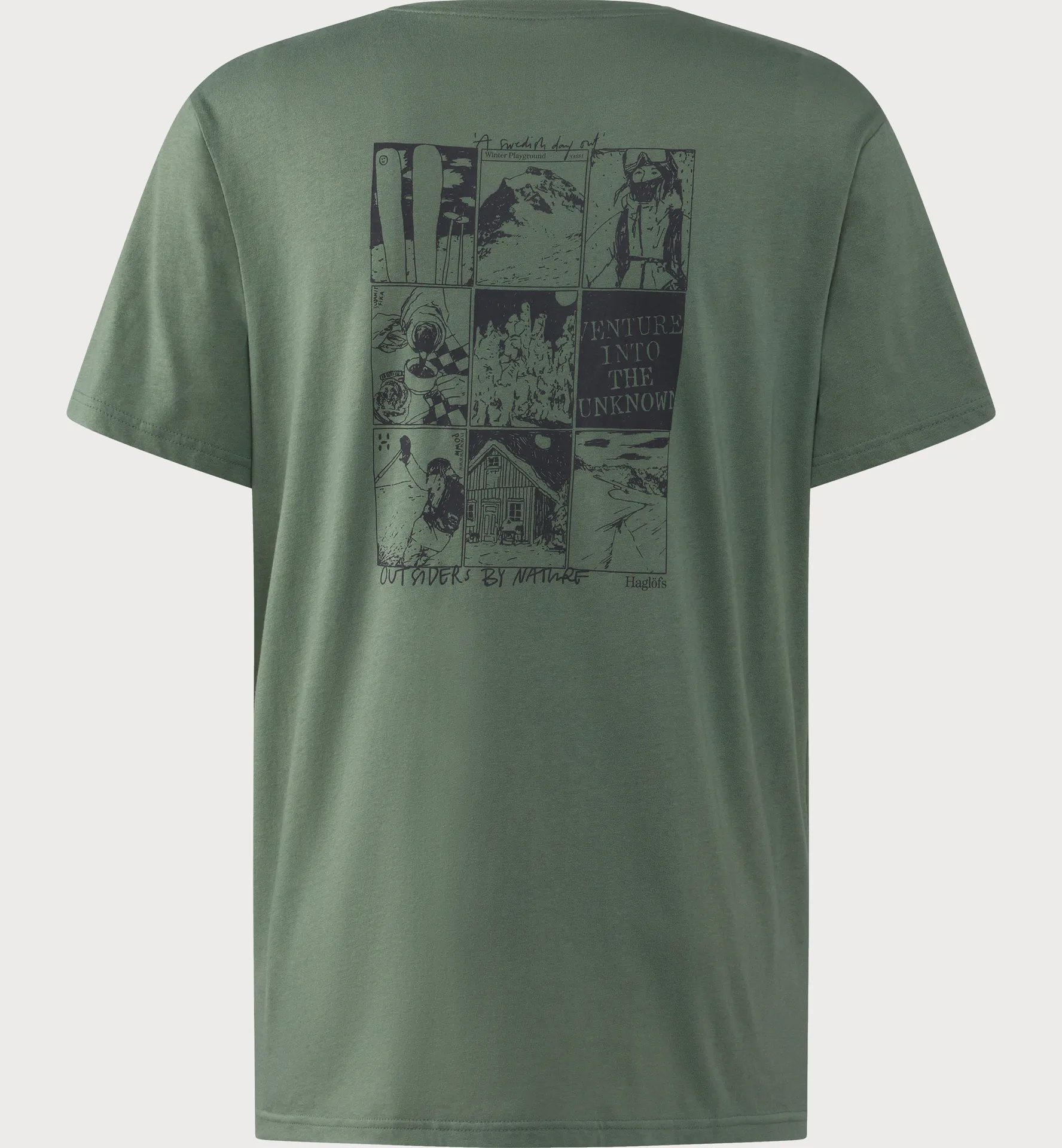 Outsiders Graphic Tee Men Chlorophyll Green 1