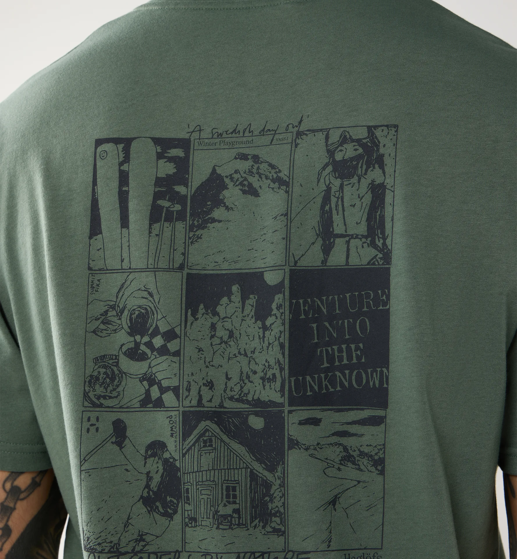 Outsiders Graphic Tee Men Chlorophyll Green 1