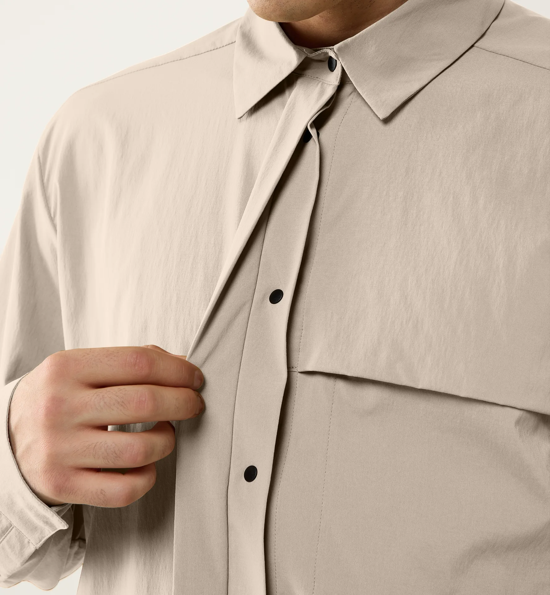 Salo Shirt II Men Chalk Beige