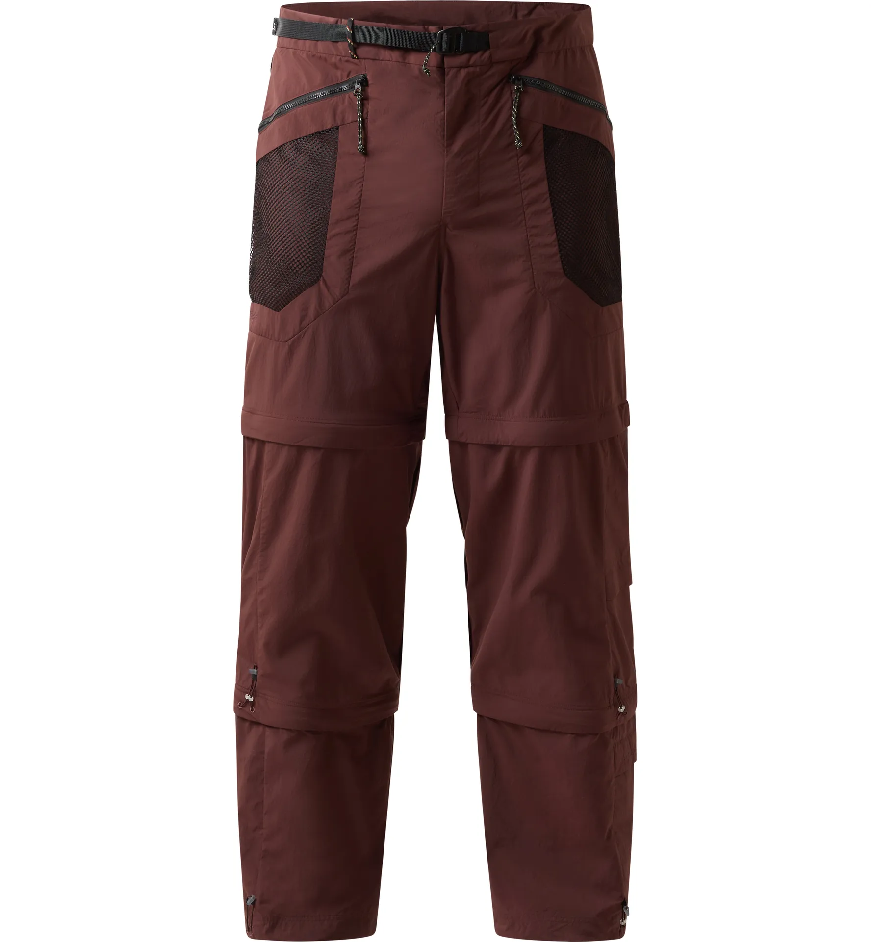 Solis Zip Off Pant Men Maroon Trail