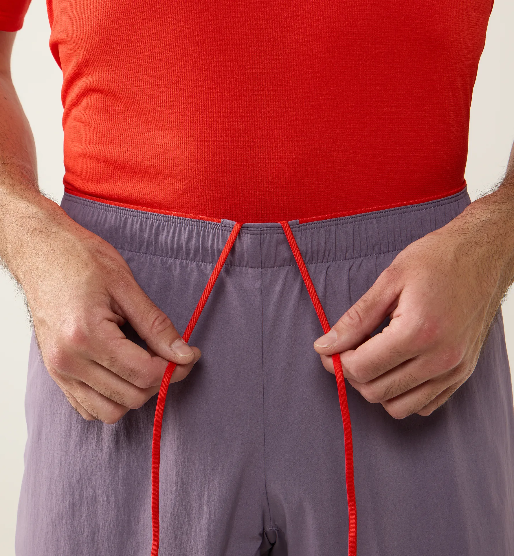 L.I.M Pace Shorts Men Purple Fog