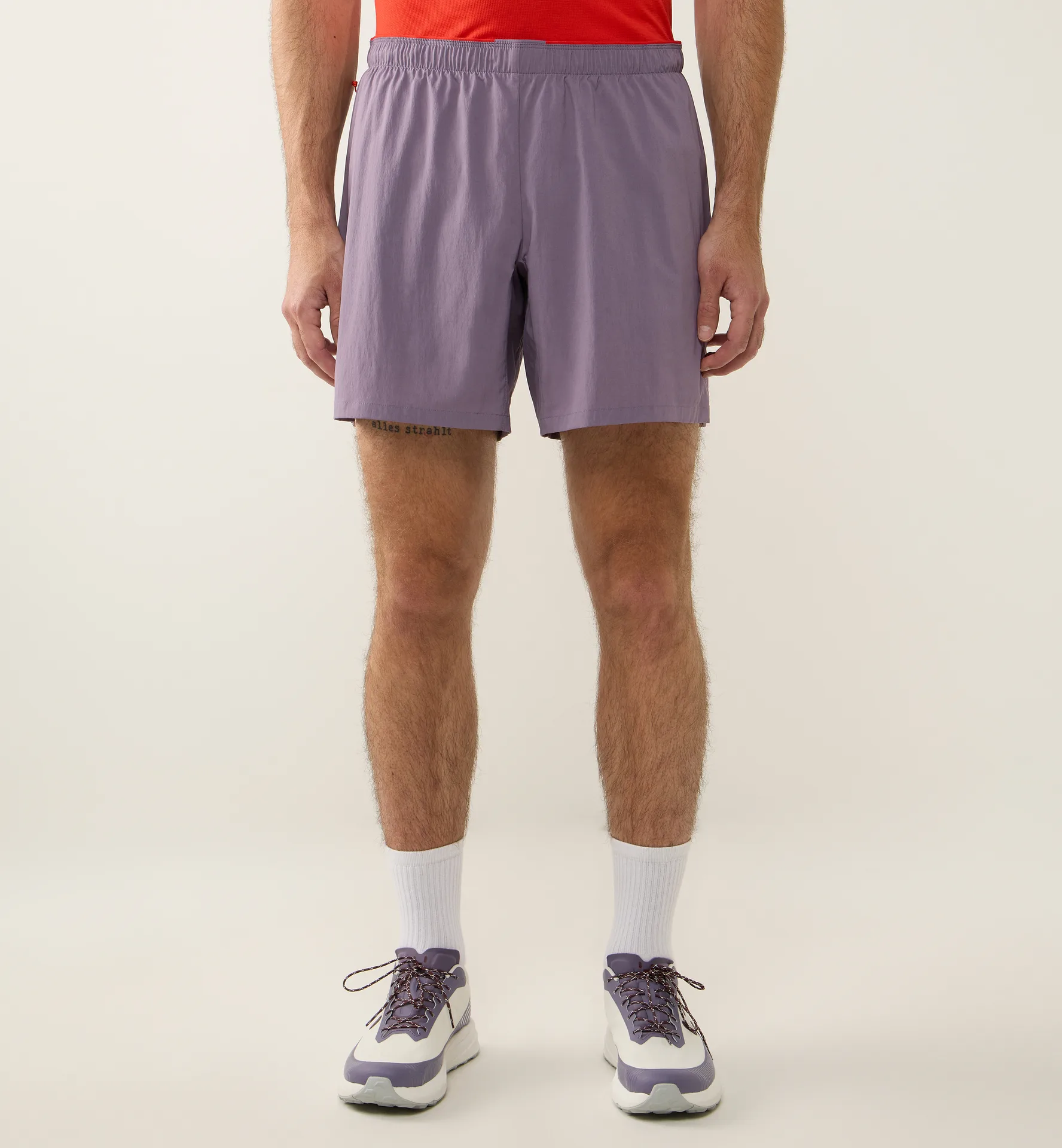 L.I.M Pace Shorts Men Purple Fog