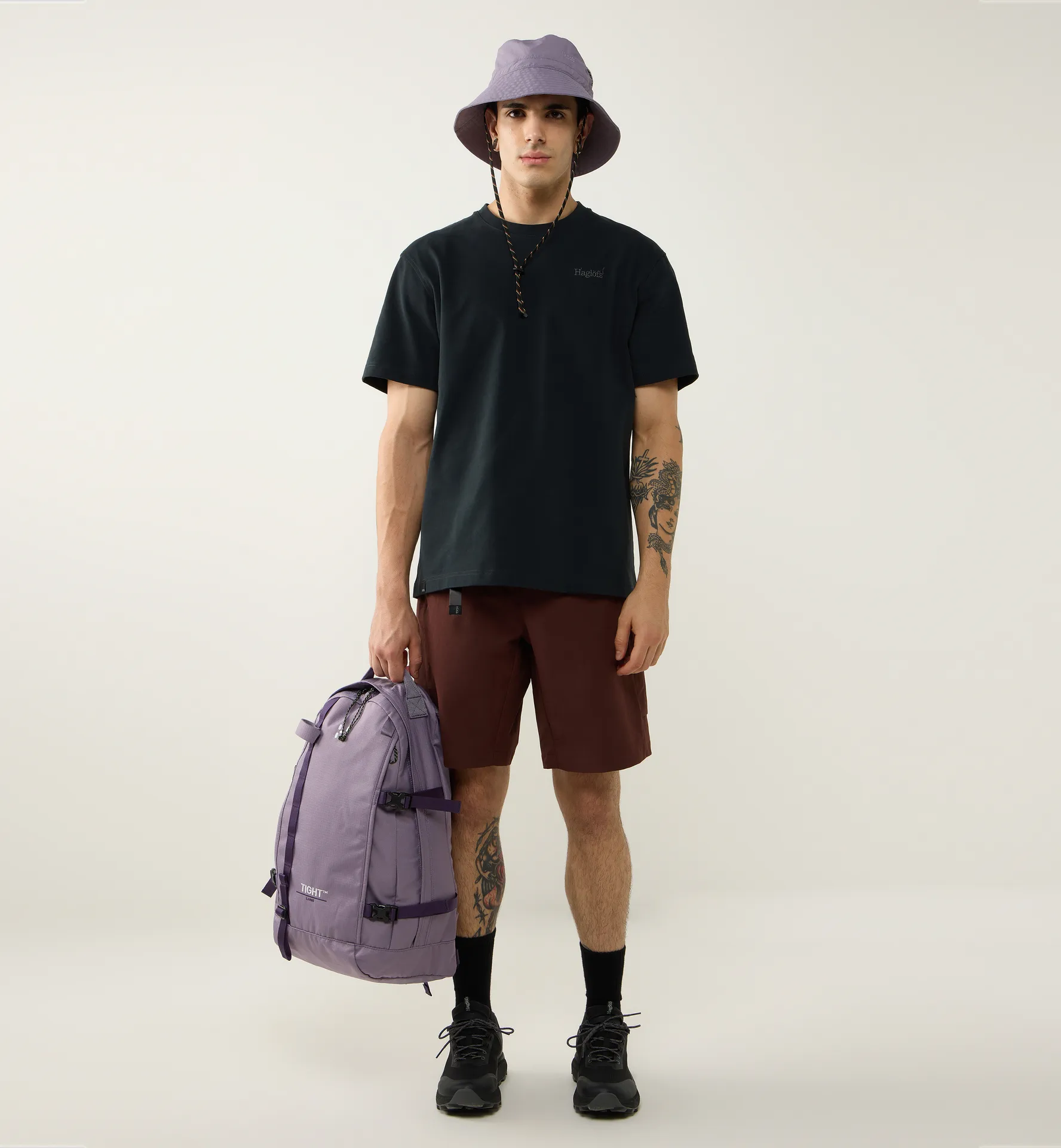 Hede Shorts Men Maroon Trail