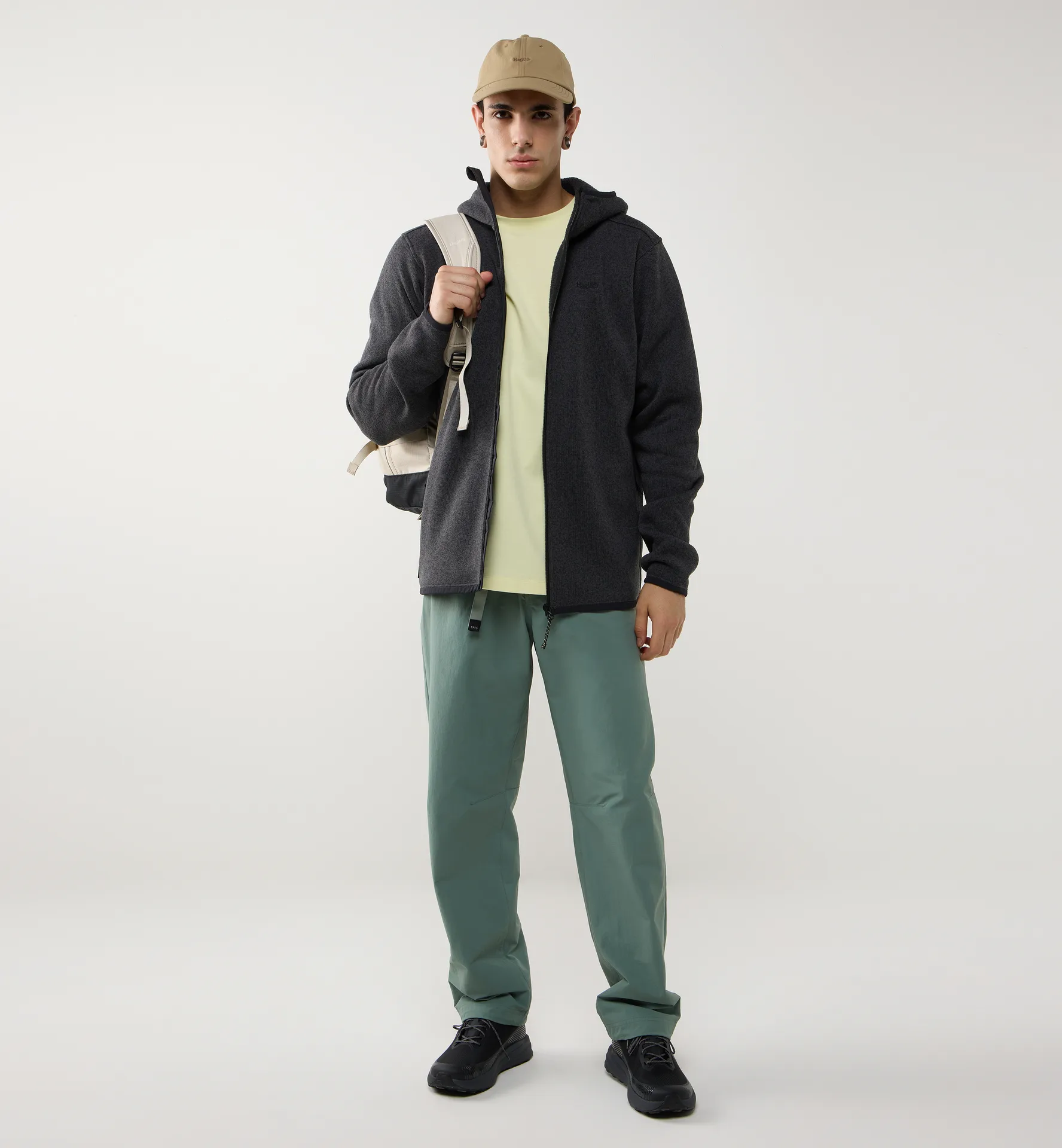 Swook II Mid Hood Men Magnetite/True Black