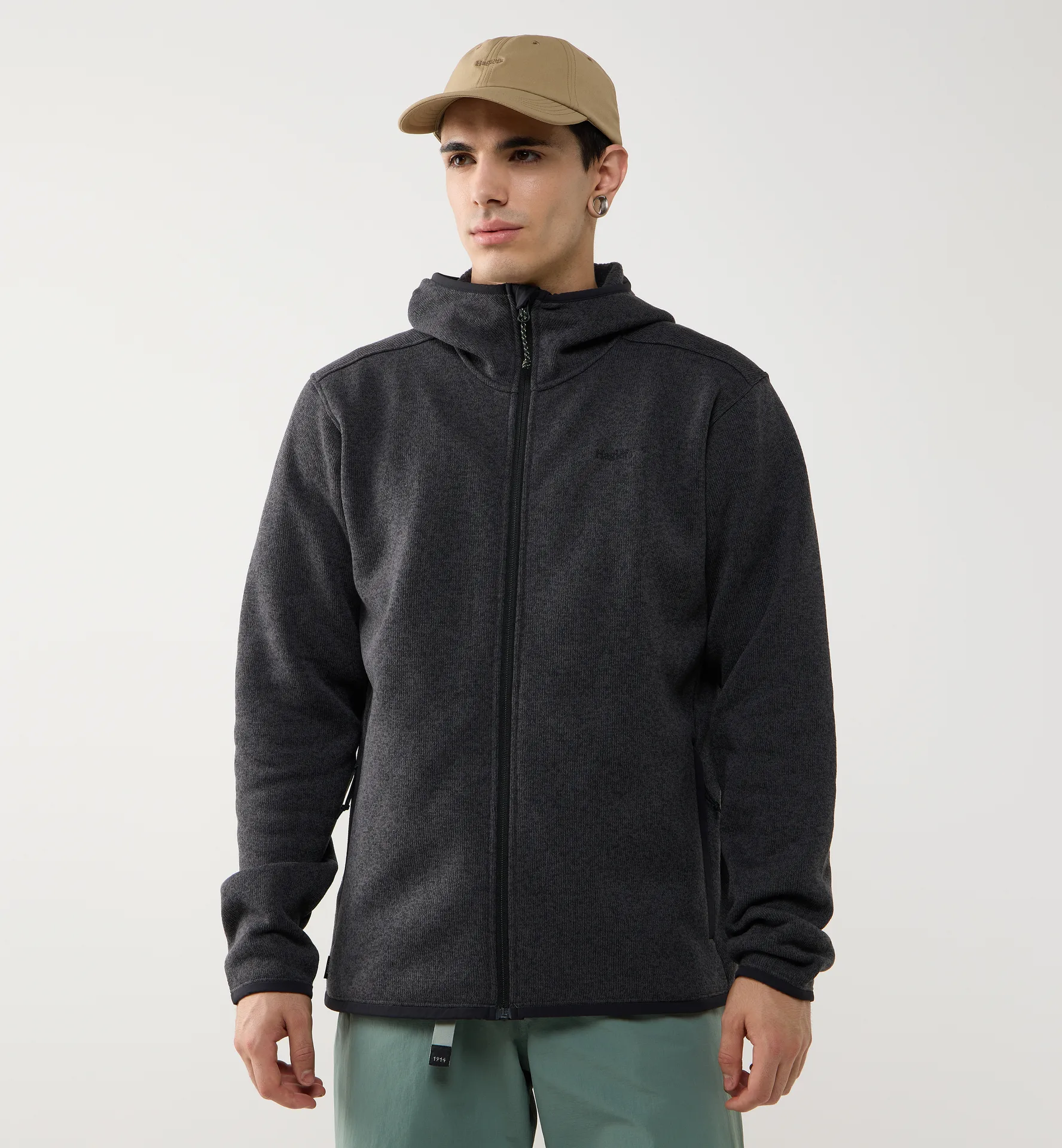 Swook II Mid Hood Men Magnetite/True Black