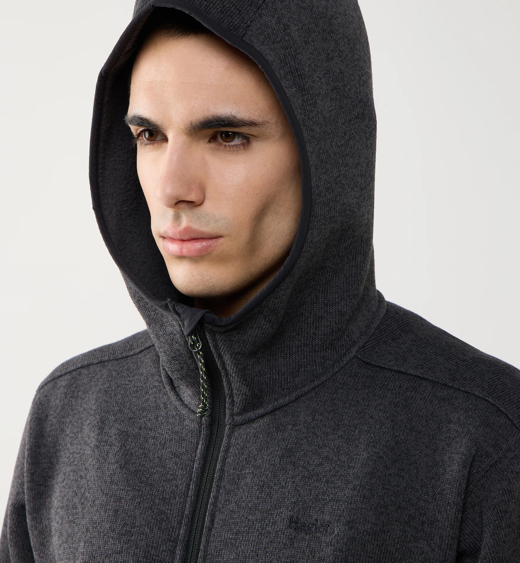 Swook II Mid Hood Men Magnetite/True Black