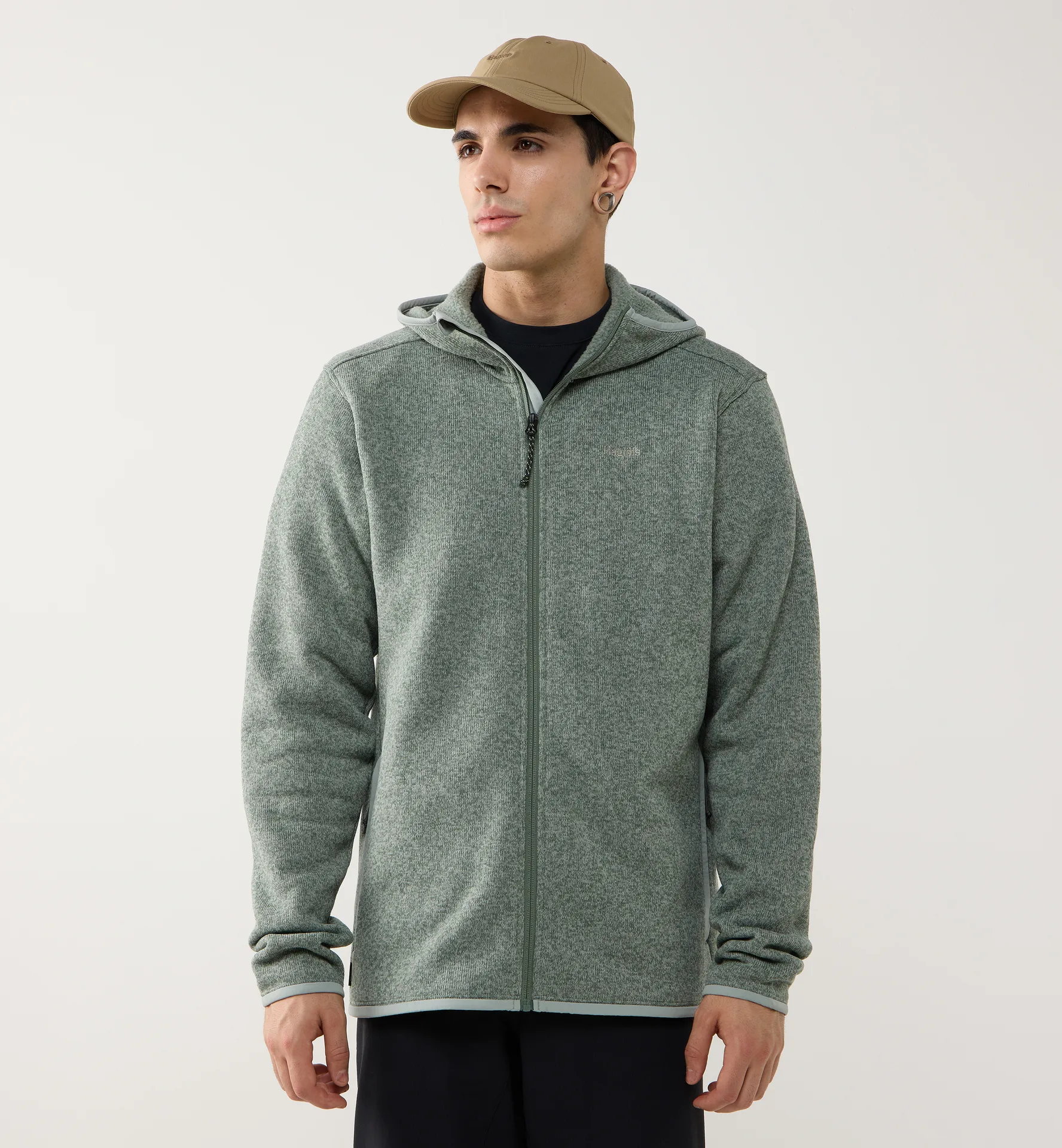 Haglöfs Swook II Mid Hood Men Chlorophyll Green/Dew Green - Herren - M